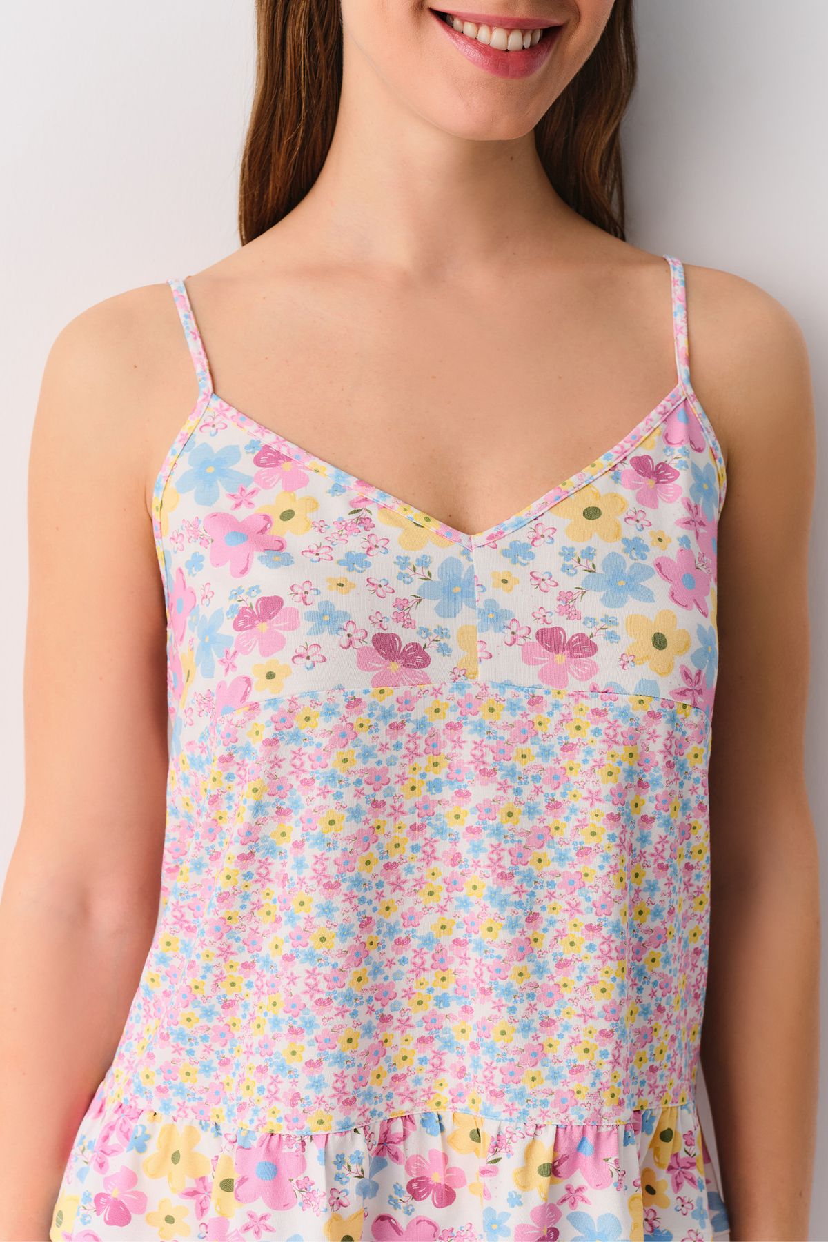 SUWEN-Σετ πιτζάμες Blossom Shorts 3