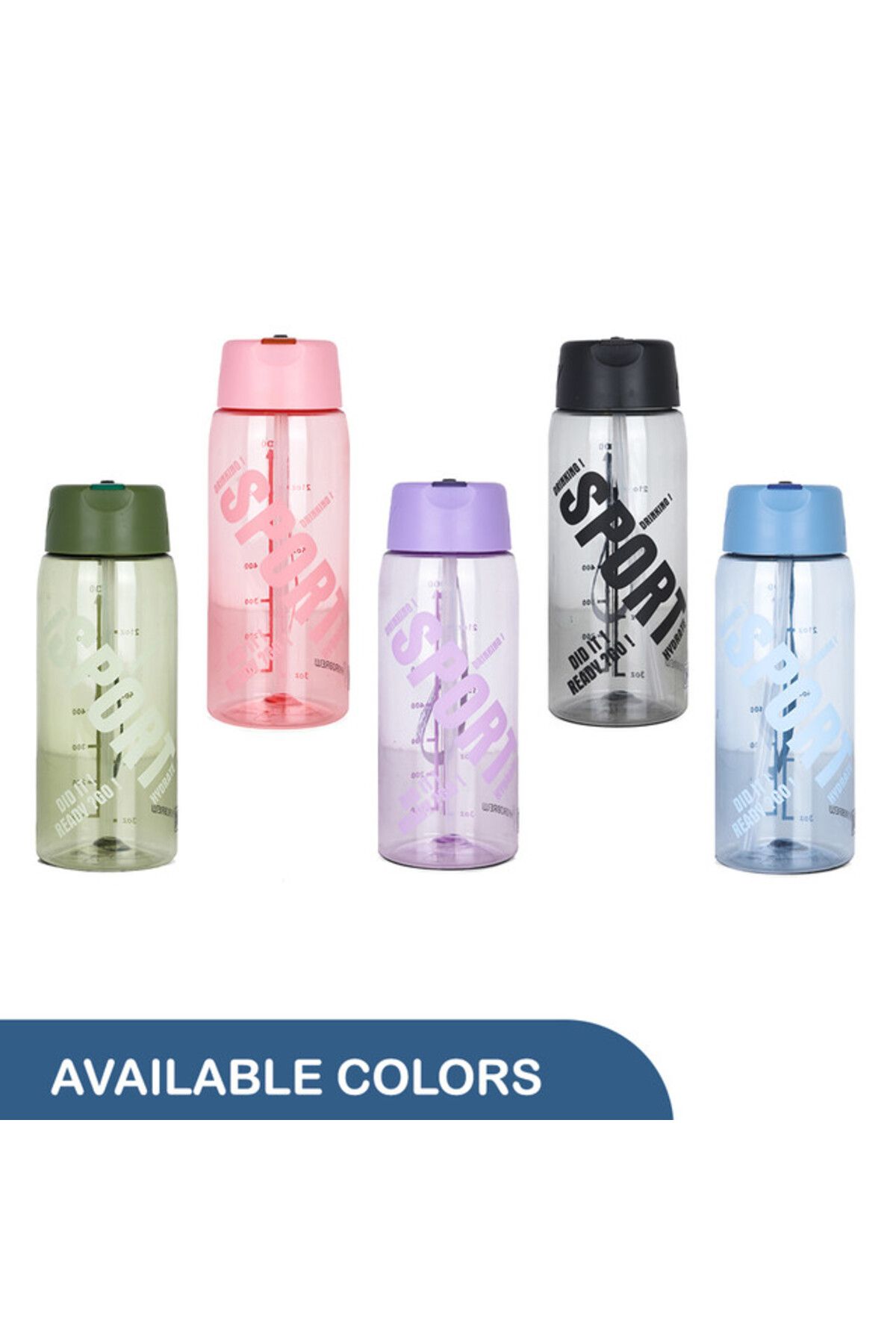 Hydrobrew-Water Bottle 800ml with Grab String - Green 7
