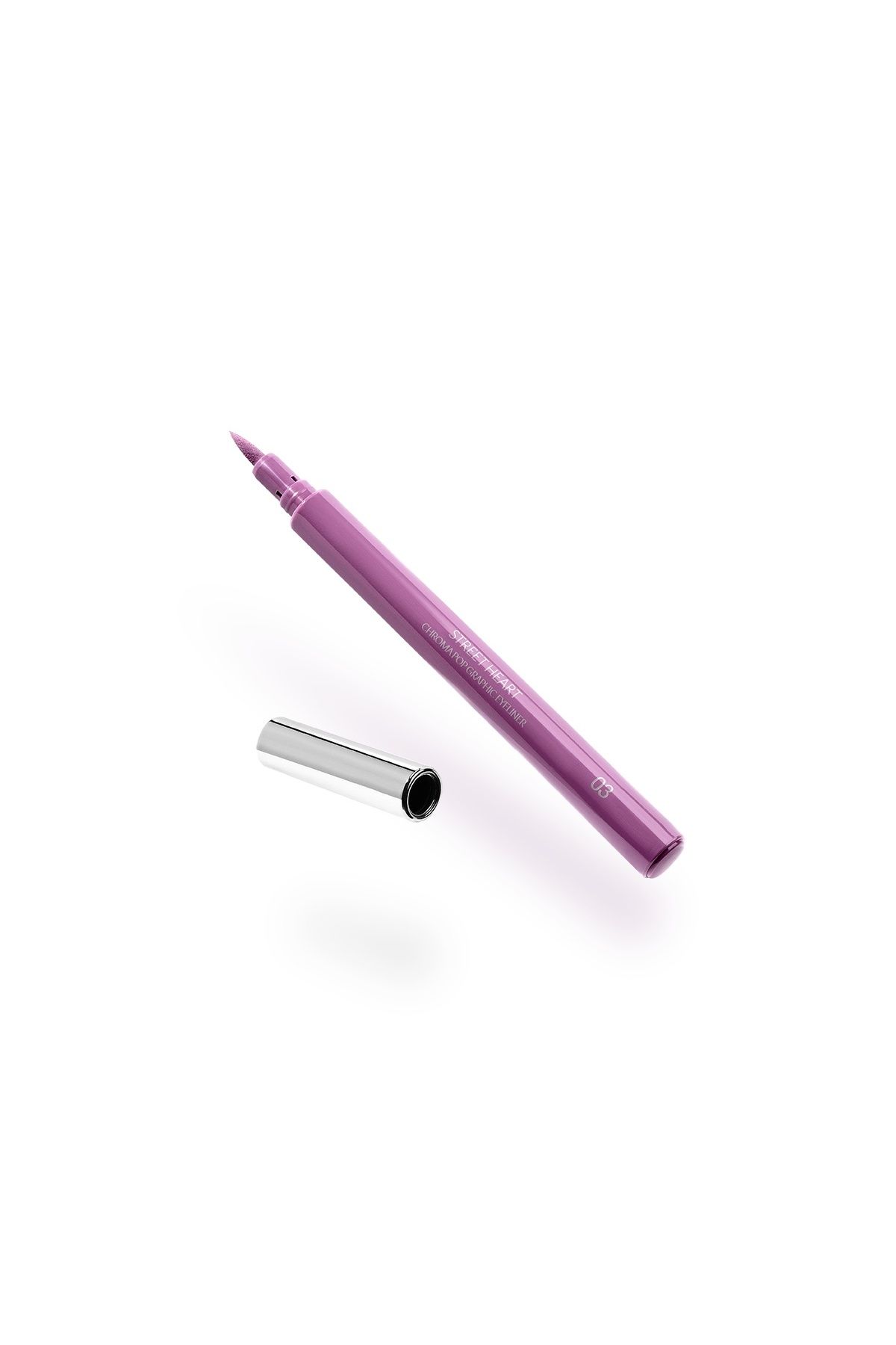 Kiko EYELINER - Street Heart Chroma Pop Graphic Eyeliner - 03 Paint Me Purple