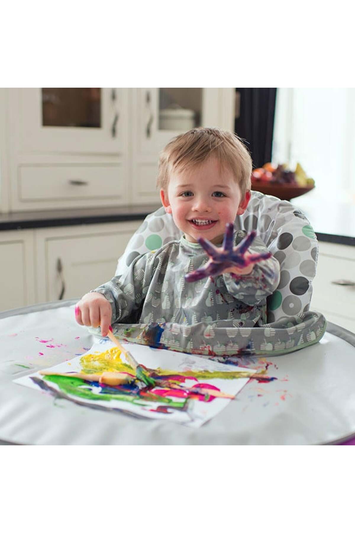 Tidy Tot-Kit hranire - Baveta si tava (Fructe Vesele) 15