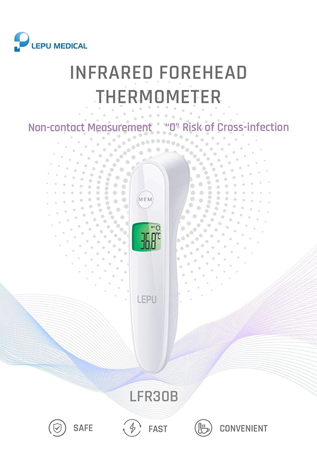 LEPU-Termometru digital cu infrarosu 4