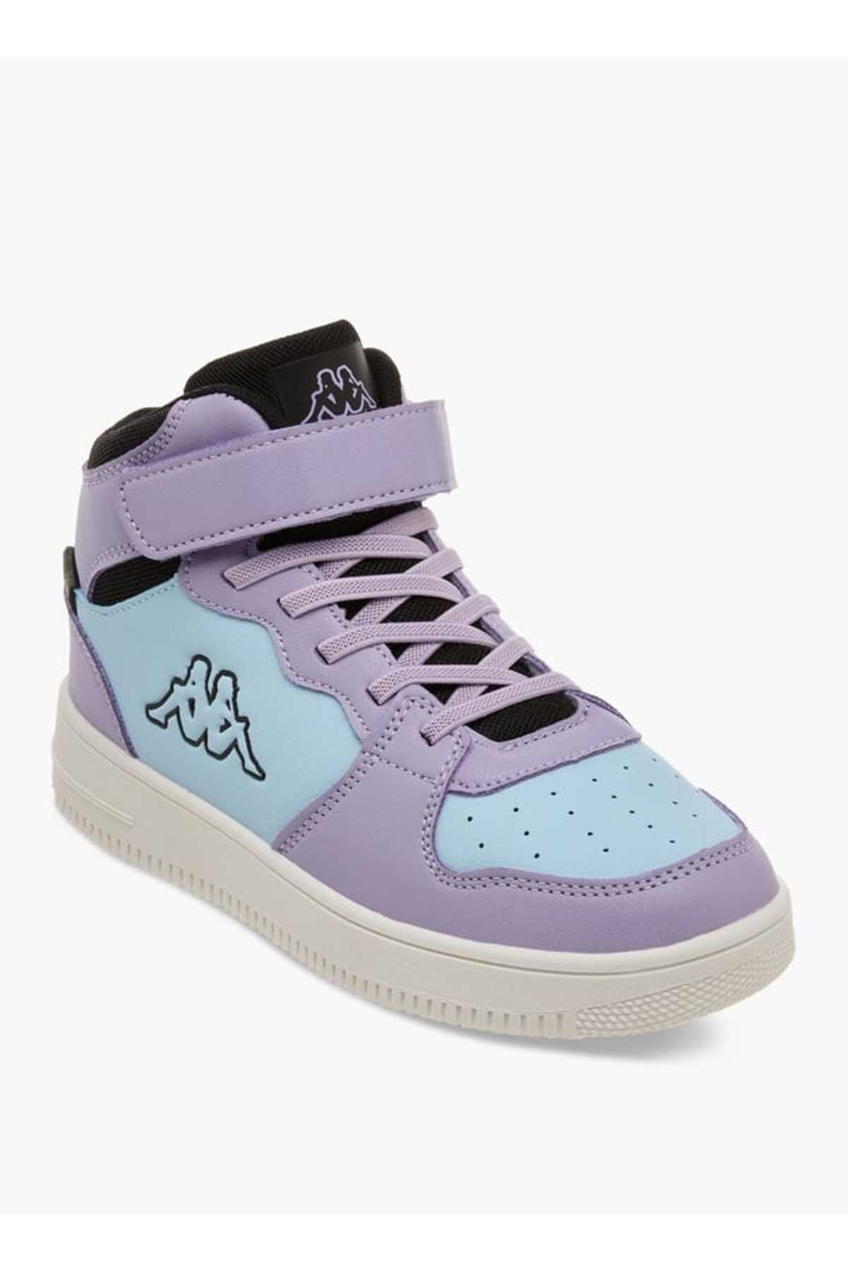 Kappa-Girls' Colourblock Sneakers with Hook and Loop Closure 2
