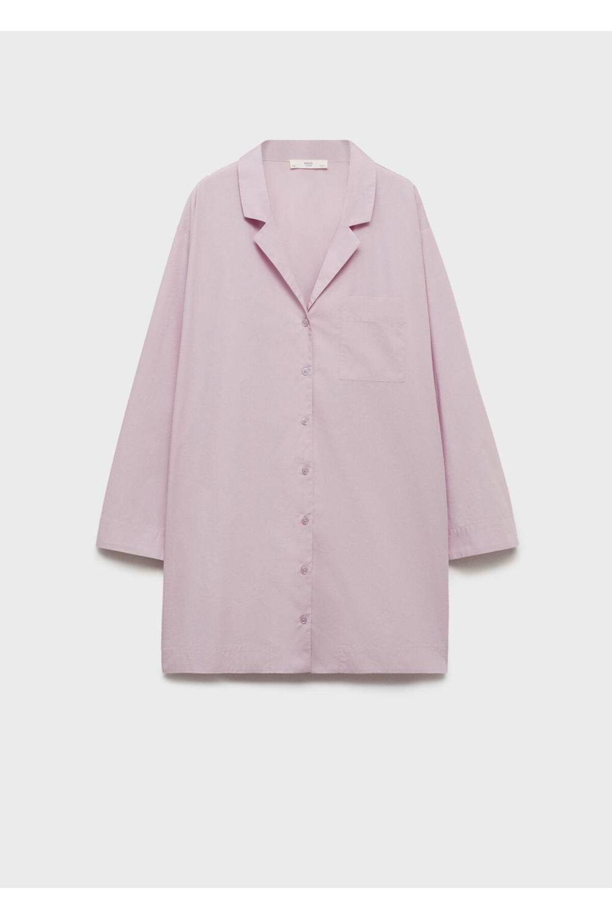 Garnment Washed Pamuklu Gecelik