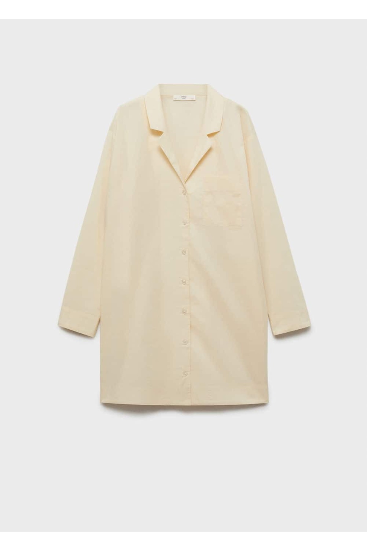 Garnment Washed Pamuklu Gecelik