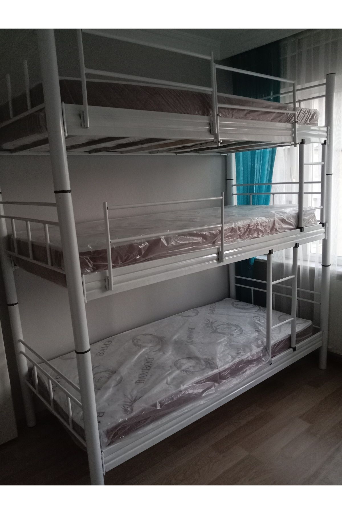 PalmirAtic Ranza 3 katlı yataklar la birlikte set halinde