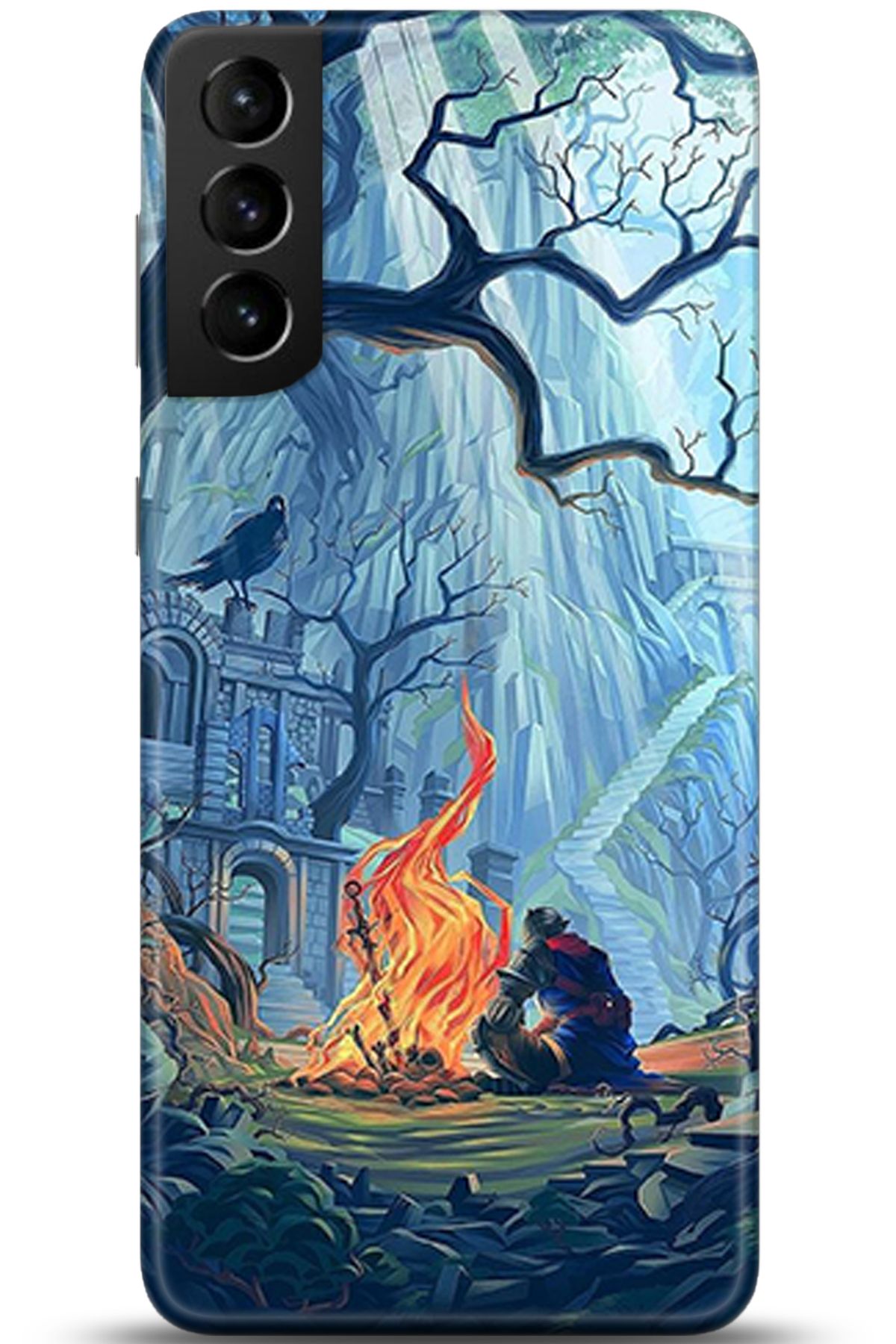 adveksiyon Samsung Galaxy S21 Kılıf HD Baskılı Kılıf - Betraying Brothers (AMRC) 5308