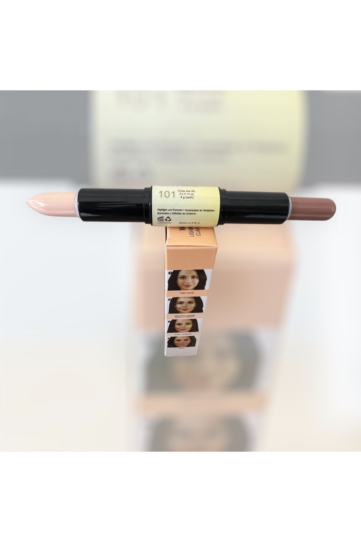 Rose Çift taraflı highlıgt & contour sticks