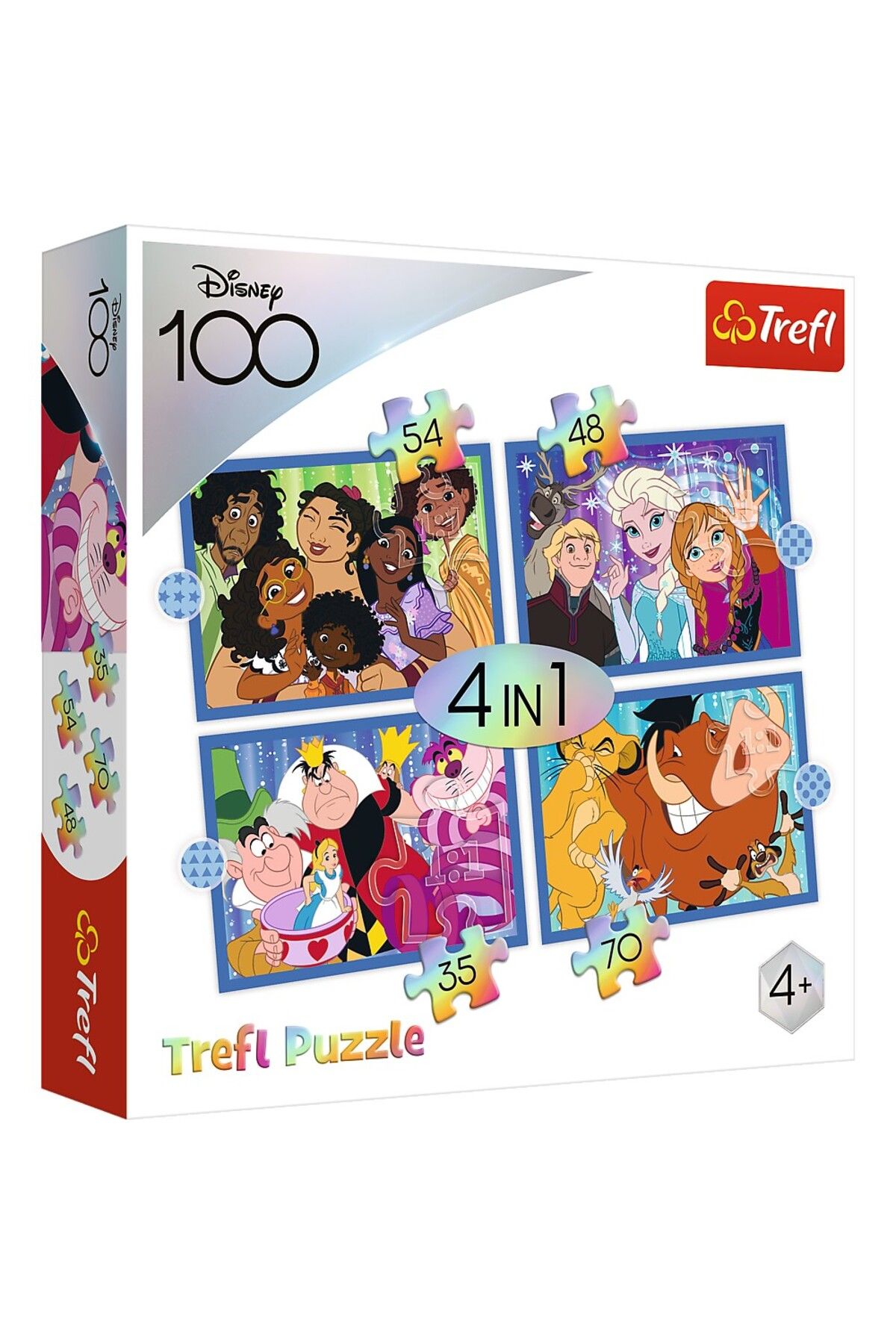 Toys Puzzle Trefl Disney 4in1 Minunata Lume Disney - One Size