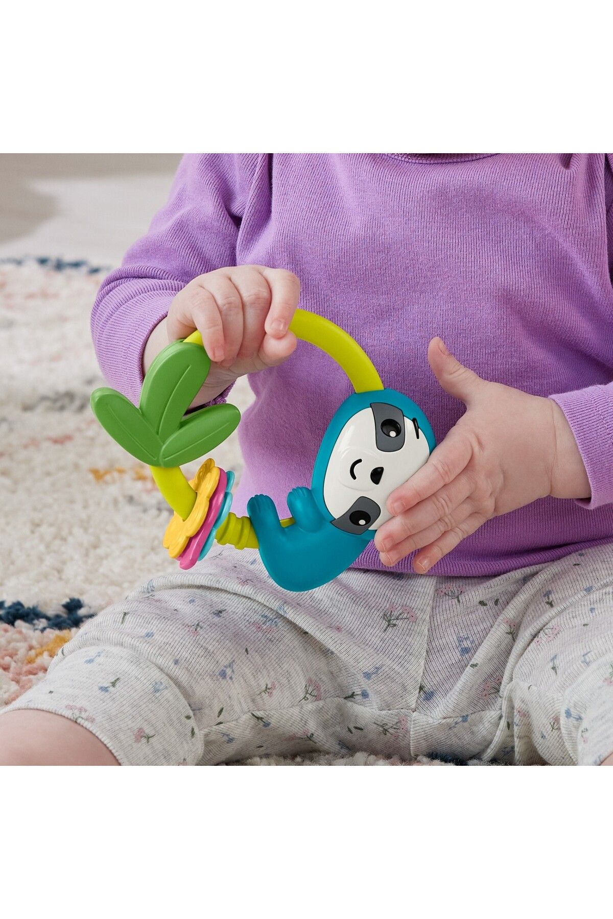 mattel-Fisher Price Lazy Rattle Toy 5