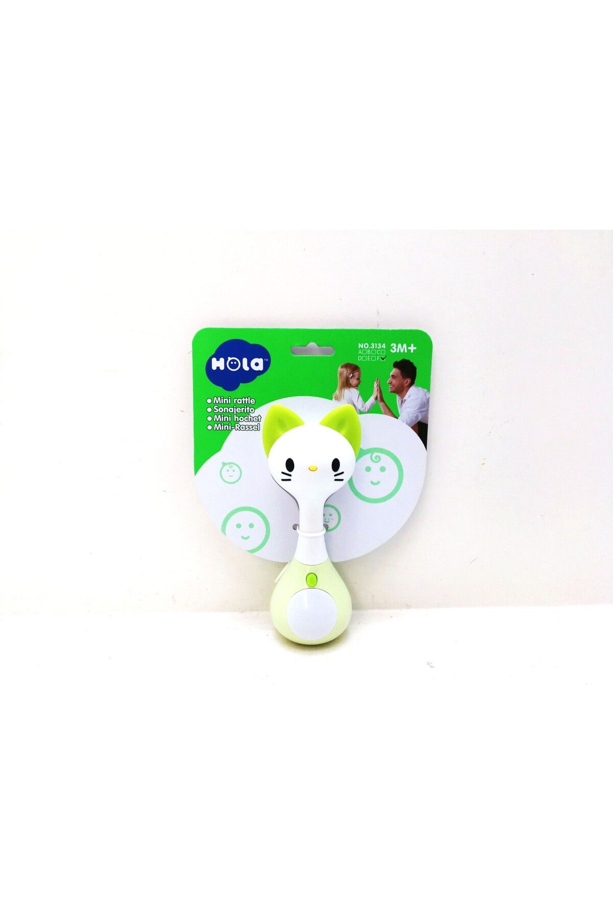Jucarii Bebe-CAT RATTLE WITH SOUNDS AND LIGHTS 1