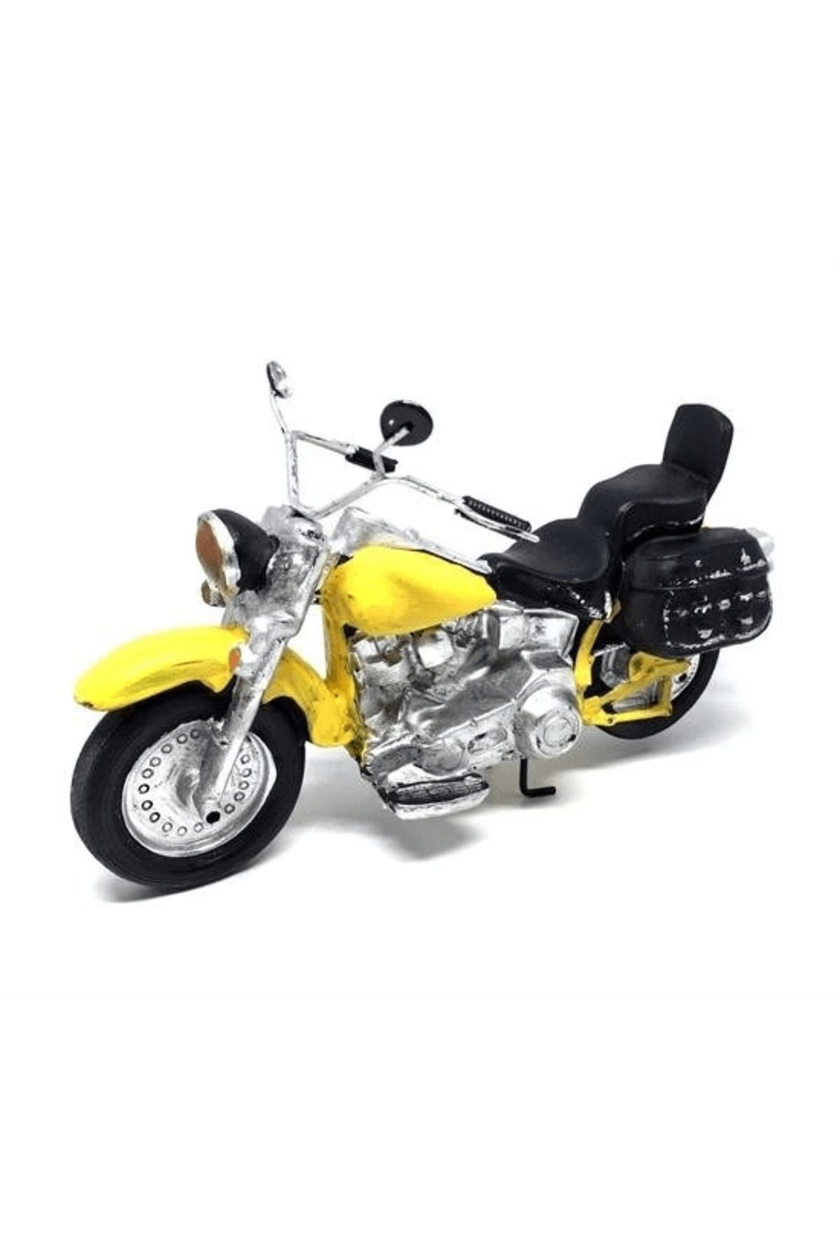 Kuzgun Ticaret Decotown Nostaljik Cruiser Motorsiklet Dekoratif Maket Oyuncak ( Lisinya )