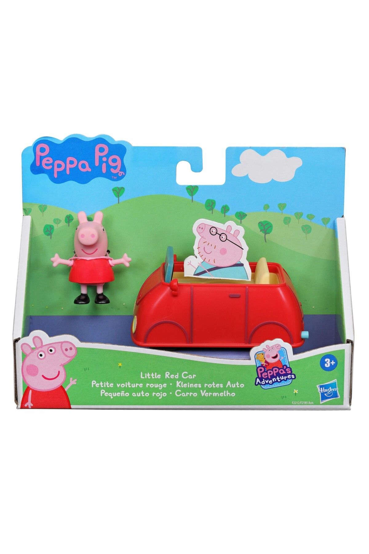Hasbro-PEPPA PIG VEHICUL CU FIGURINA MICUTA MASINA ROSIE 1