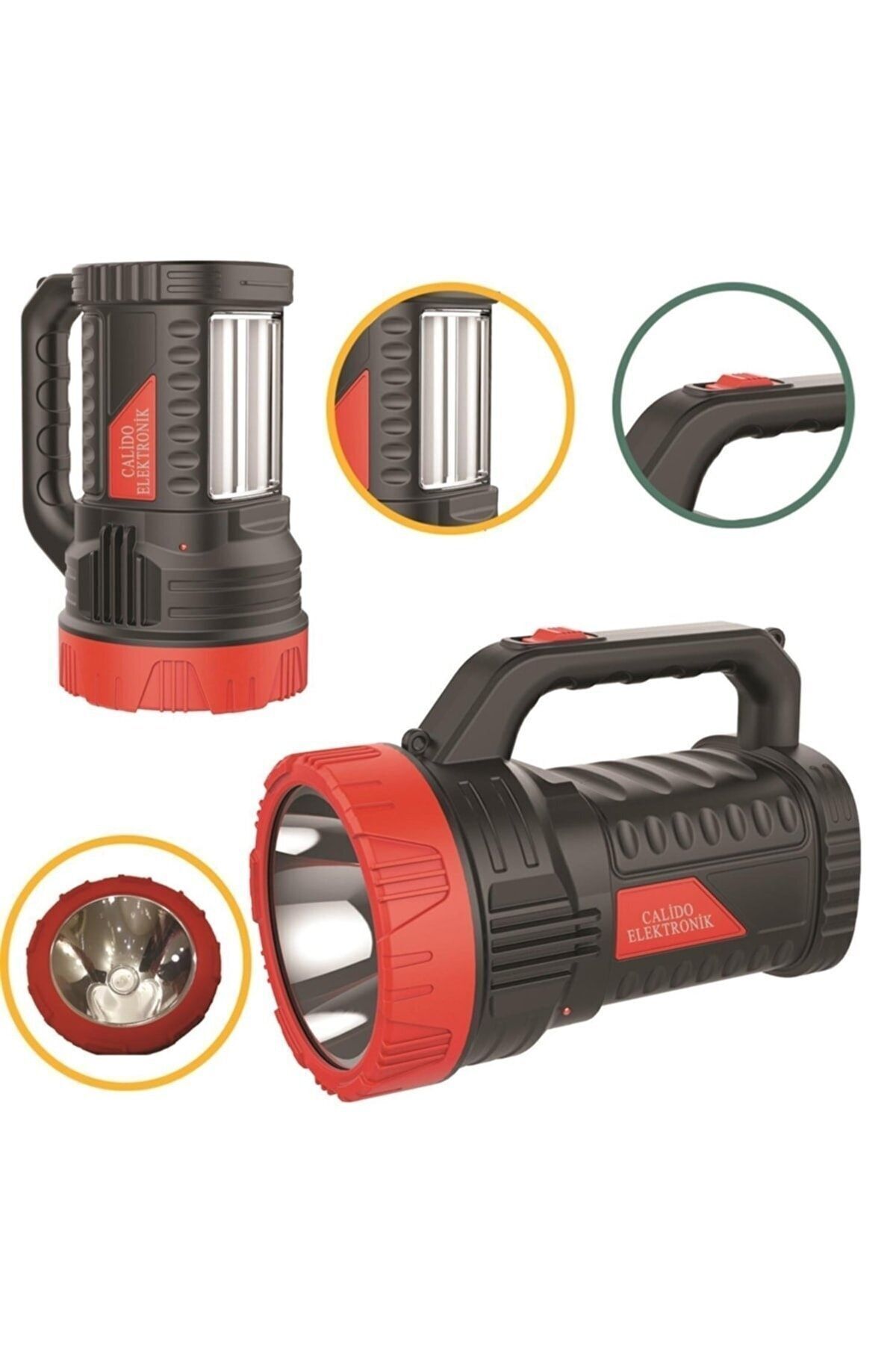 Gold HTC 15w Şarjlı Led Projektör Işıldak El Feneri Ghtc-2415 - Fiyatı ...