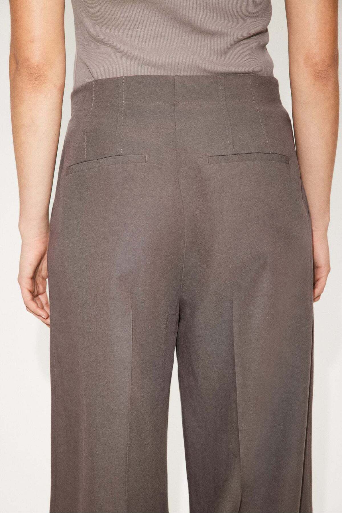 H&M-Wide linen-blend trousers 7