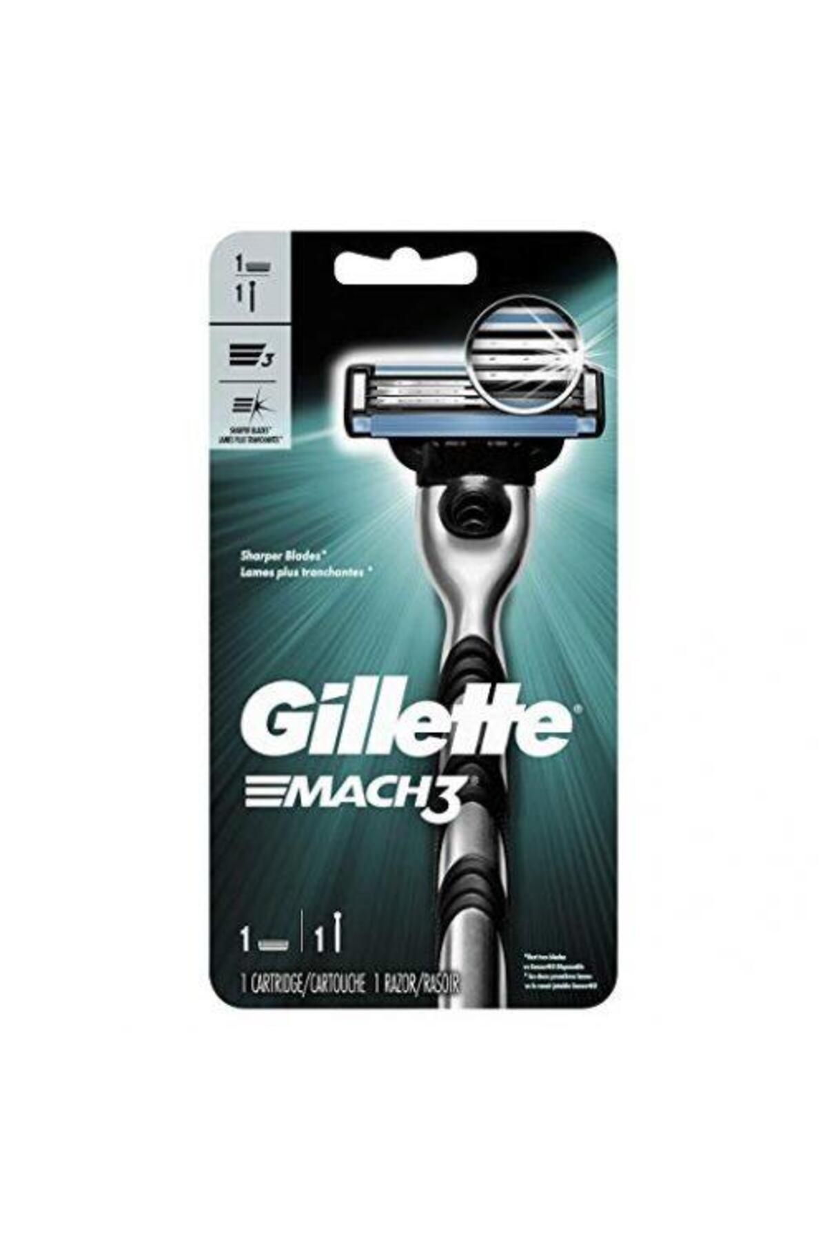Gillette-Mach3 Shaver Body 1 Head 3