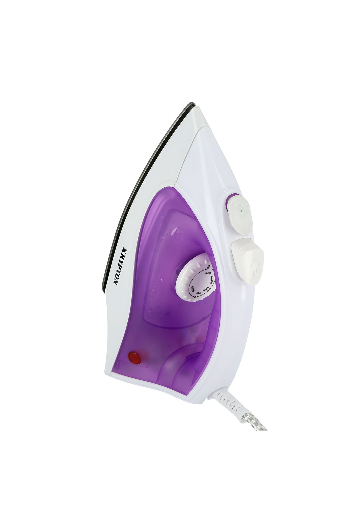KRYPTON-Non-Stick Soleplate Iron | Self Clean Function & Variable Steam Control 1200W KNSI6071 White/Purple 2