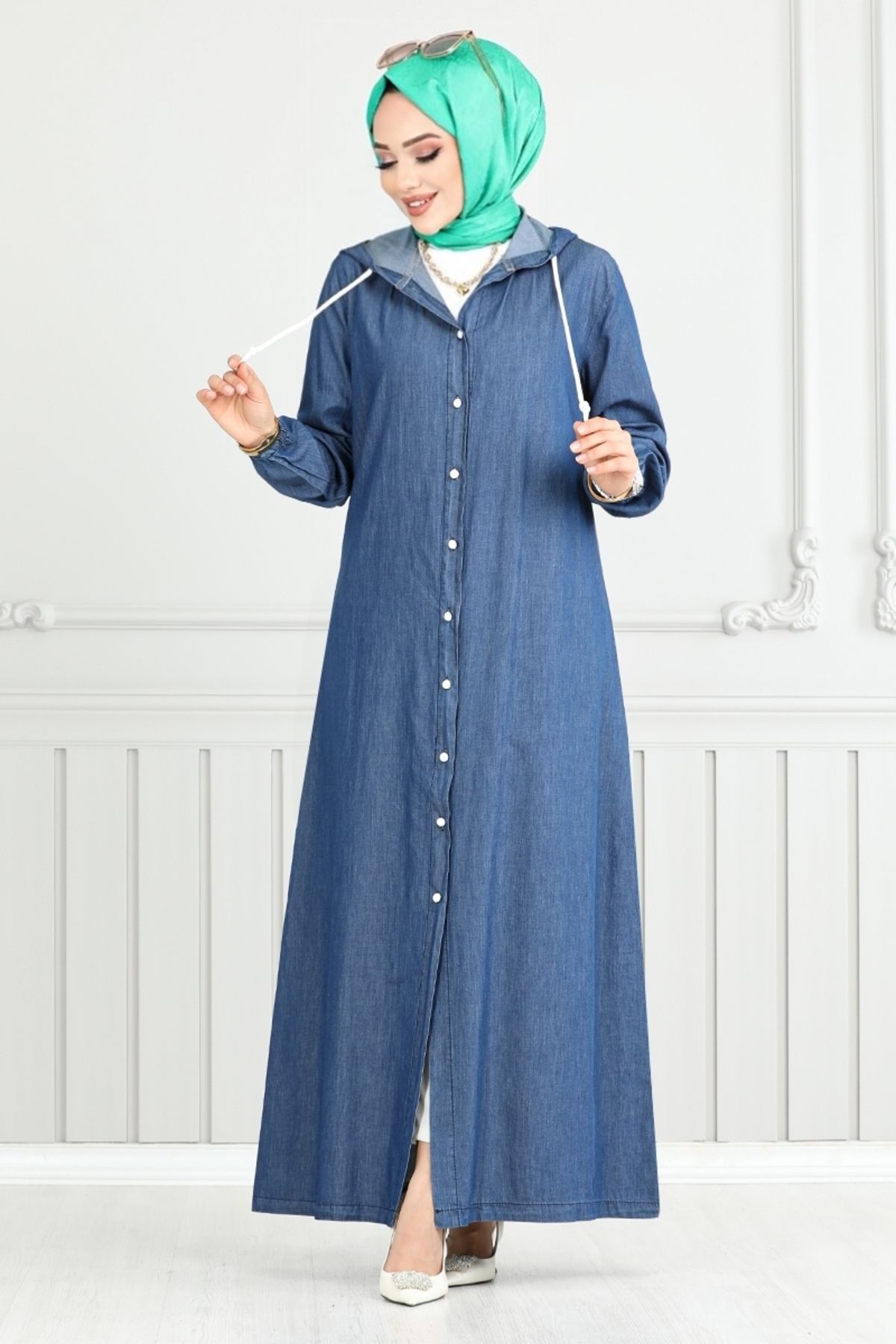 ModaMerve-Blugi cu manșetă elastică - 321MSS941-M Blugi 3
