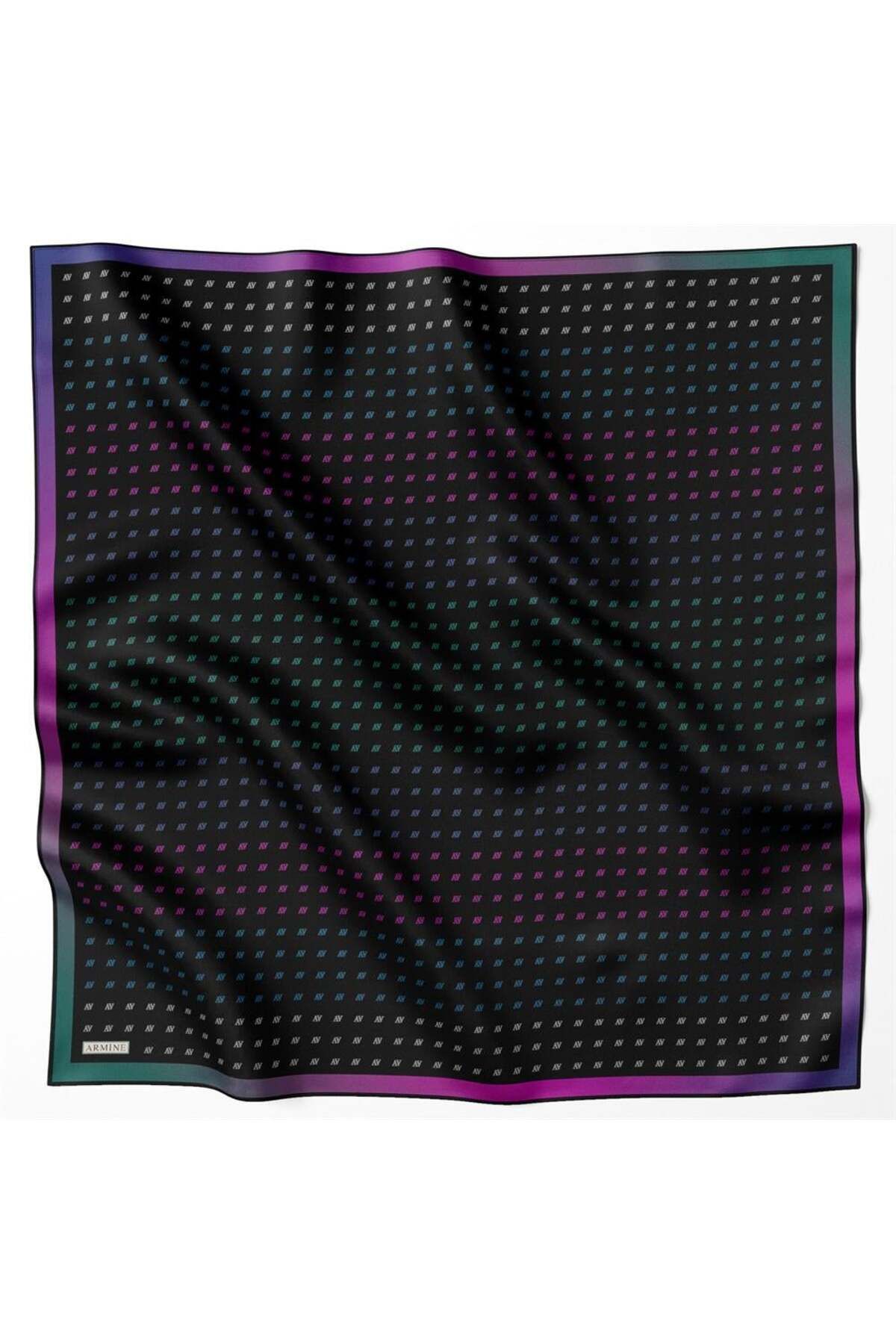Armine-Silk Scarf 2023 Spring-summer - 8936d-53 - Tivil - Monogram Pattern 2