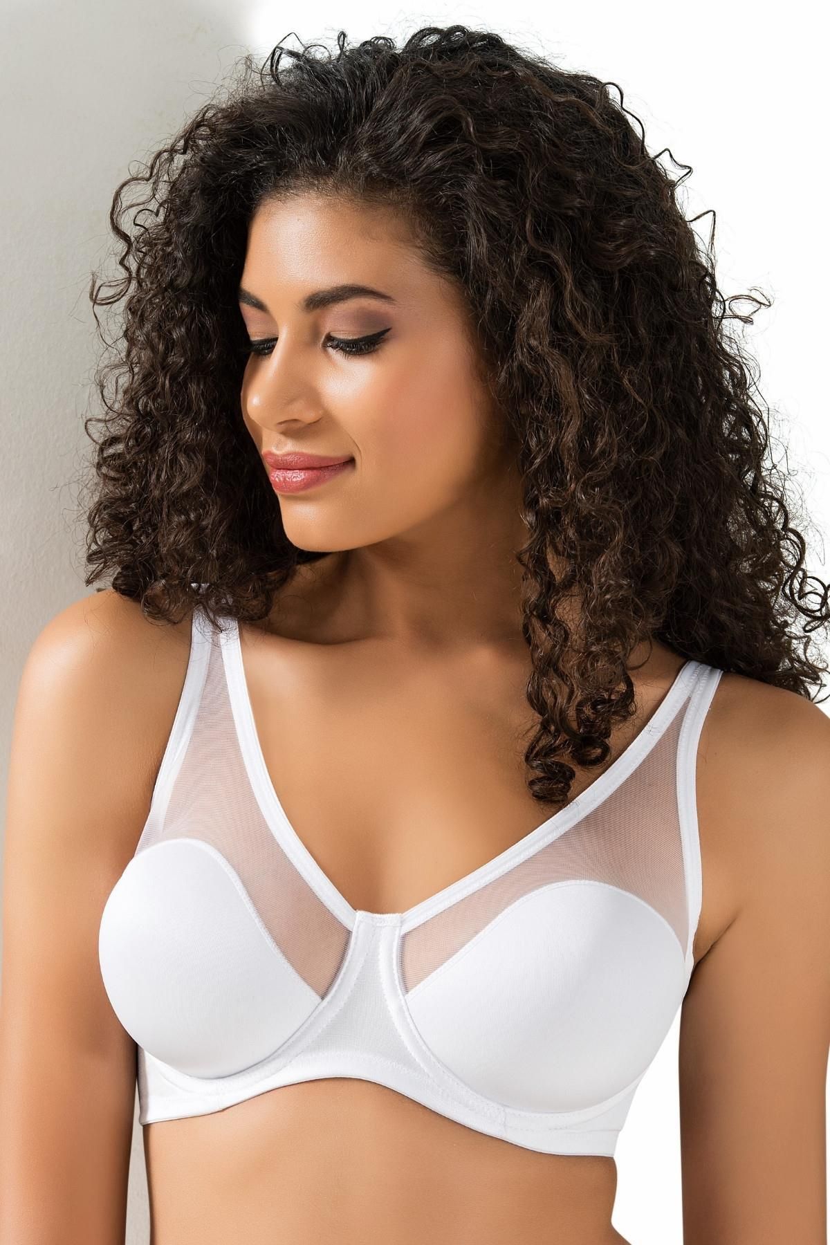 Le Jardin-9200 Tule Covered Soft Cup Bra 3