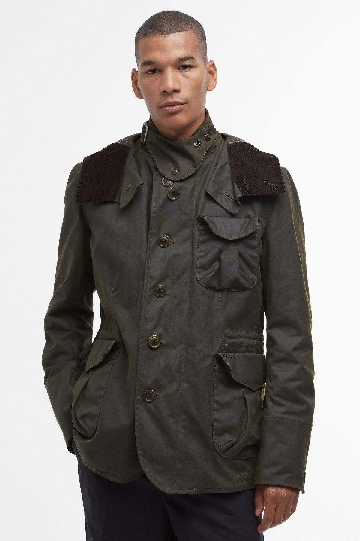 X To Ki To Driving Oil Jacket Ol51 Olive Barbour
