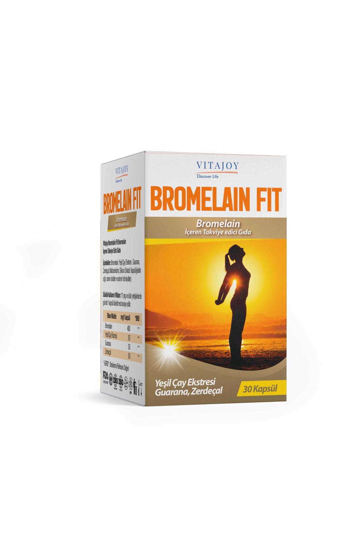 Vitajoy Bromelain Fit 30 Kapsül