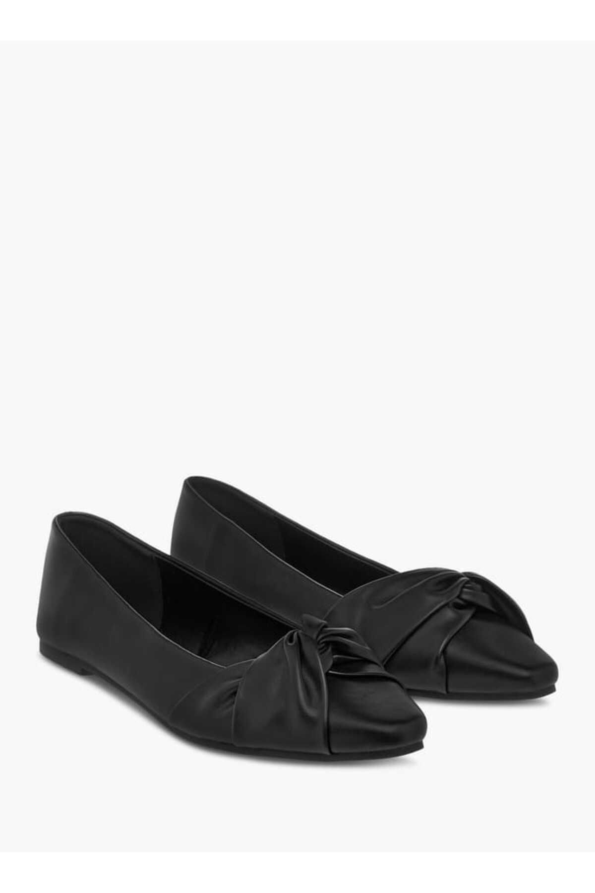 Flora Bella by Shoexpress-Flora Bella Knot Detail Slip-On Ballerina Shoes 1