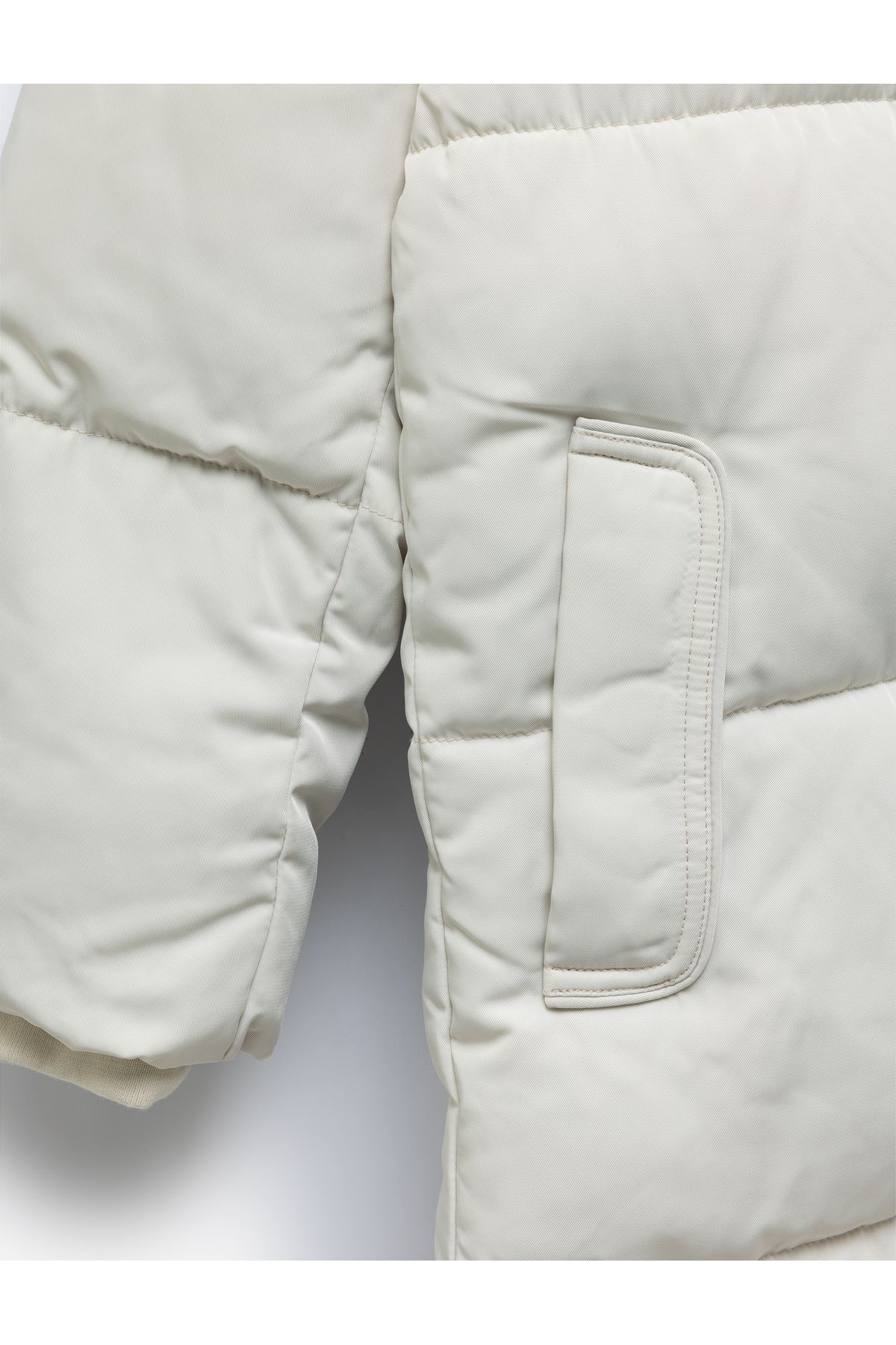 Koton-Oversize Puffer Jacket with Hooded Snap Button and Zipper 7