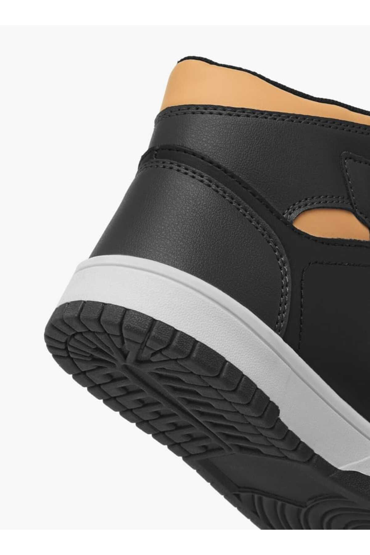 Oaklan by Shoexpress-Panelled High-Top Sneakers with Hook and Loop Closure 5