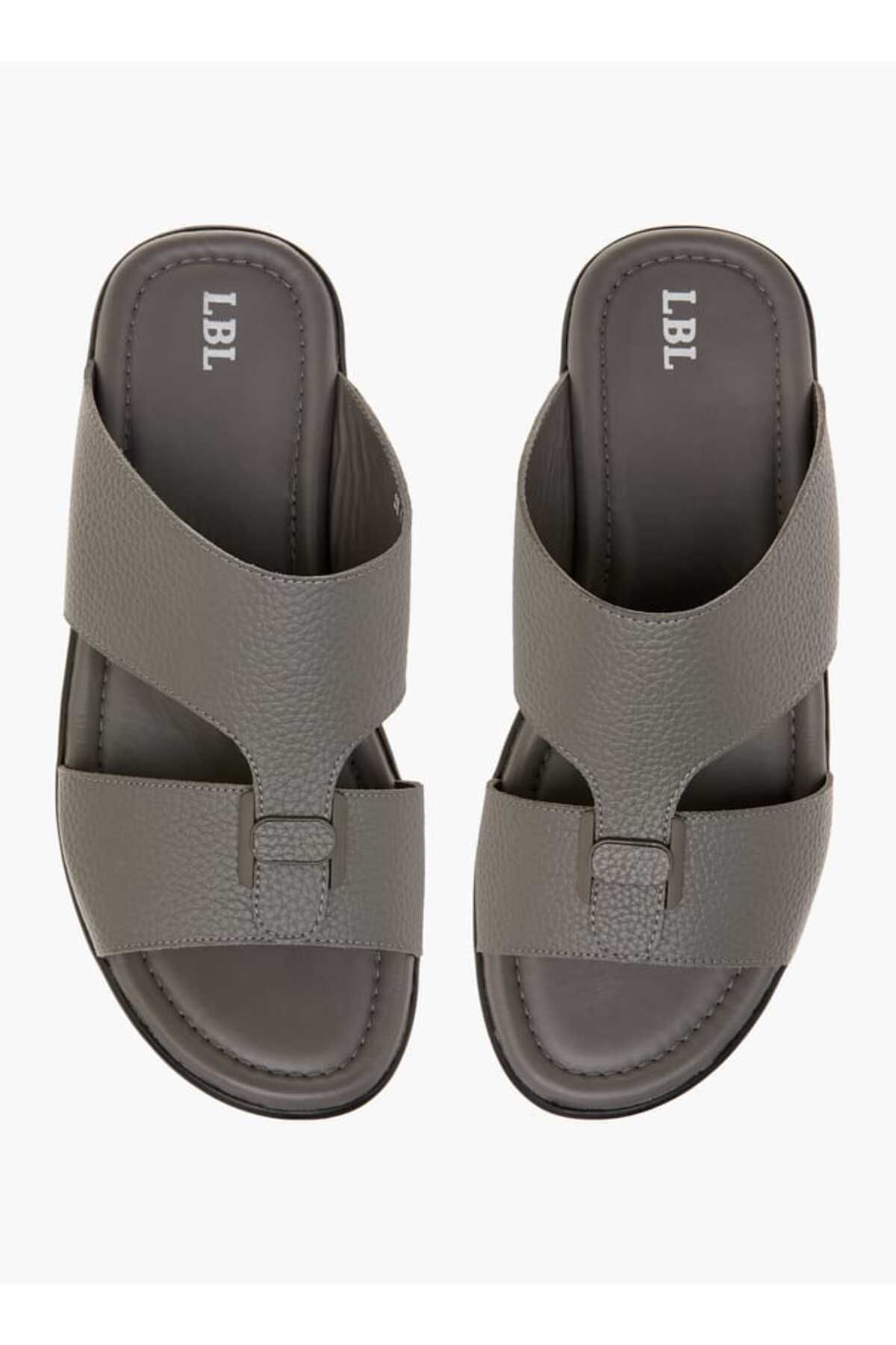 LBL by Shoexpress-LBL by Shoexpress Textured Slip-On Arabic Sandals 1