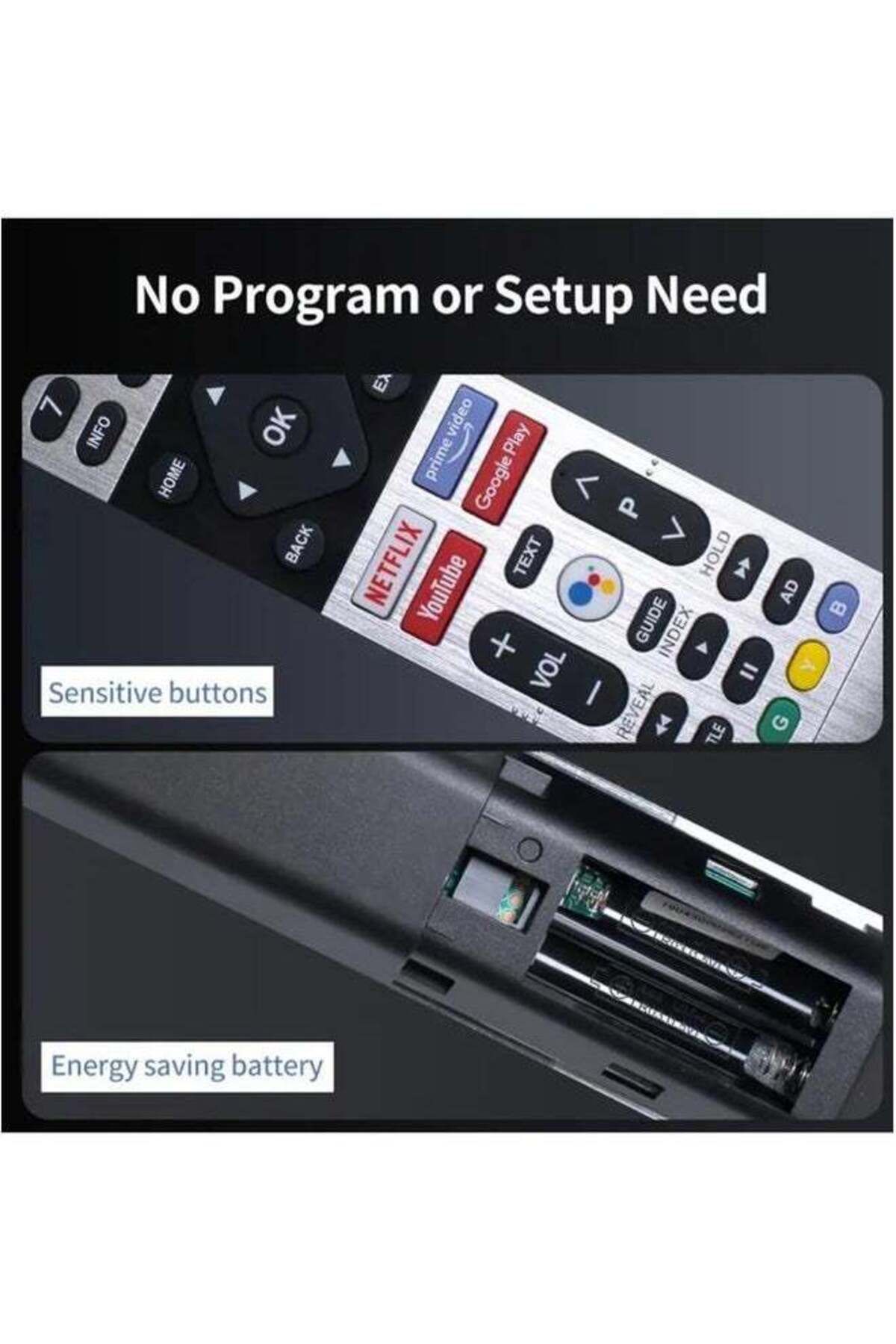 erorex-Universal Remote Control for Skyworth TVs, Replacement for LCD LED and 4K Models, Android Compatible 4