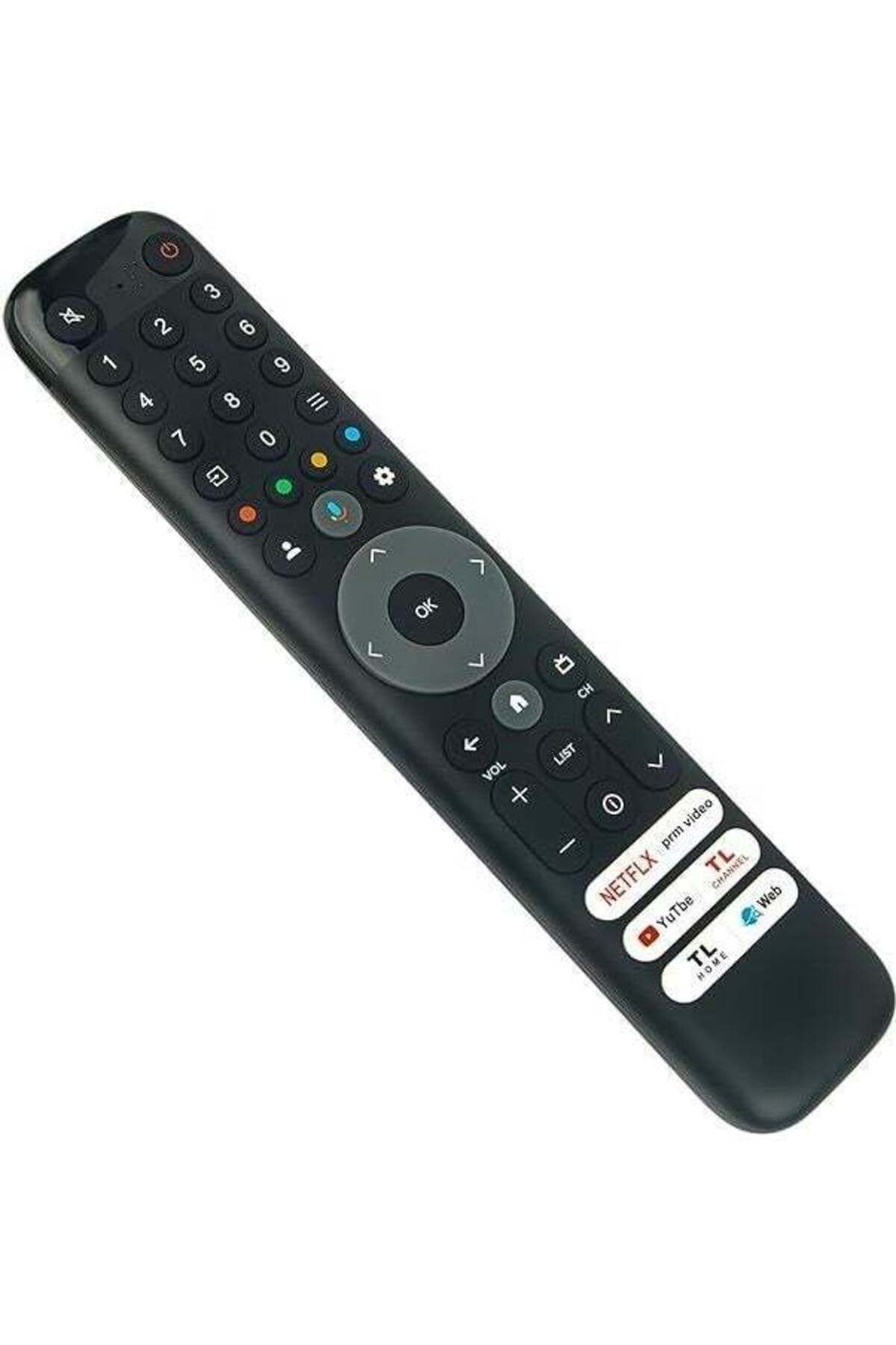 erorex-Compatible with Tcl 50C755 4K Smart TV Remote Control with Microphone 4
