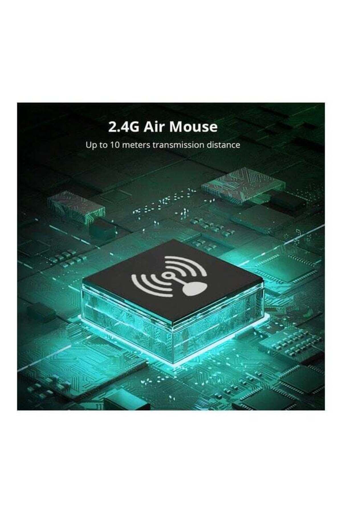 erorex-جهاز تحكم عن بعد NEO M2 2.4G Motion Air Mouse مع جهاز تحكم عن بعد صوتي بستة محاور جيروسكوب لصندوق التلفزيون الذكي والكمبيوتر الشخصي باللون الأسود 5