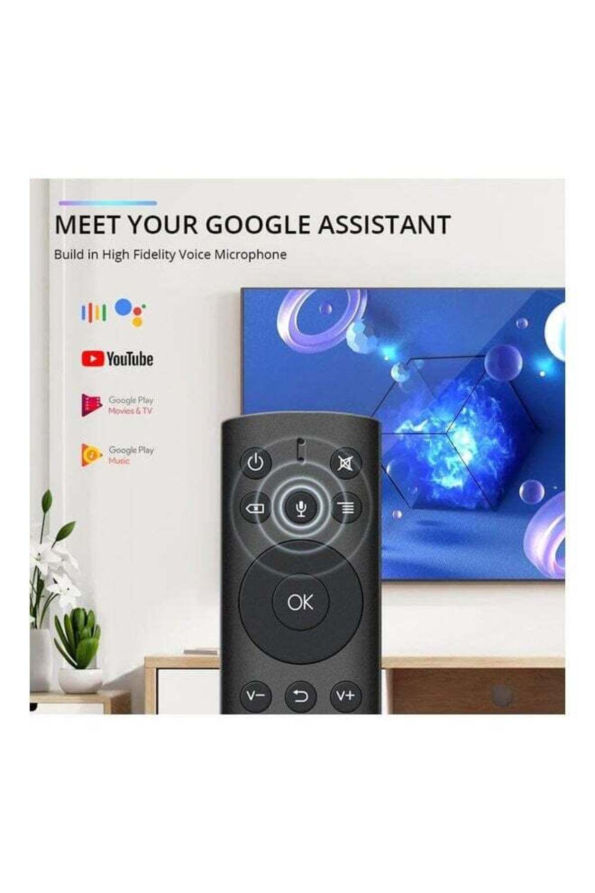 erorex-جهاز تحكم عن بعد NEO M2 2.4G Motion Air Mouse مع جهاز تحكم عن بعد صوتي بستة محاور جيروسكوب لصندوق التلفزيون الذكي والكمبيوتر الشخصي باللون الأسود 3