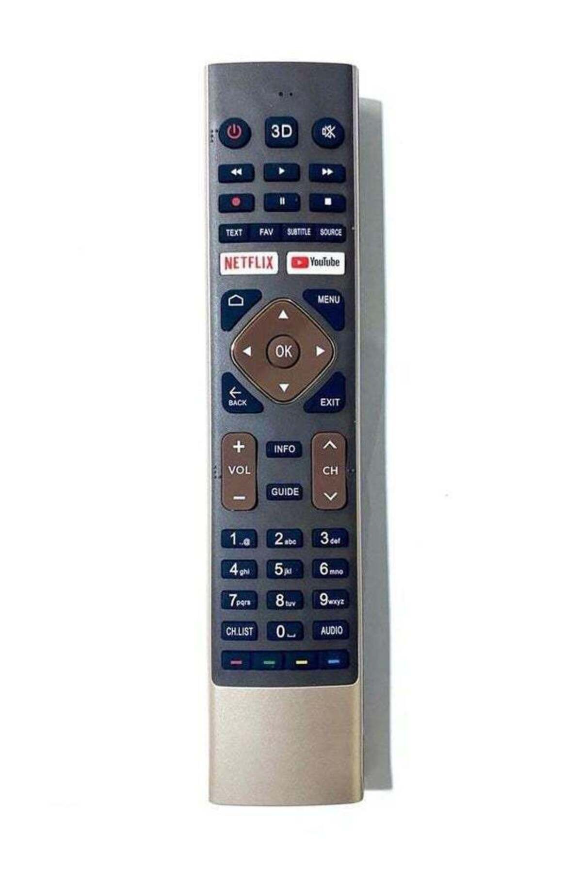 erorex-Led LCD Smart TV Remote Control with Voice Function Netflix YouTube Compatible for HTR-U27E 1