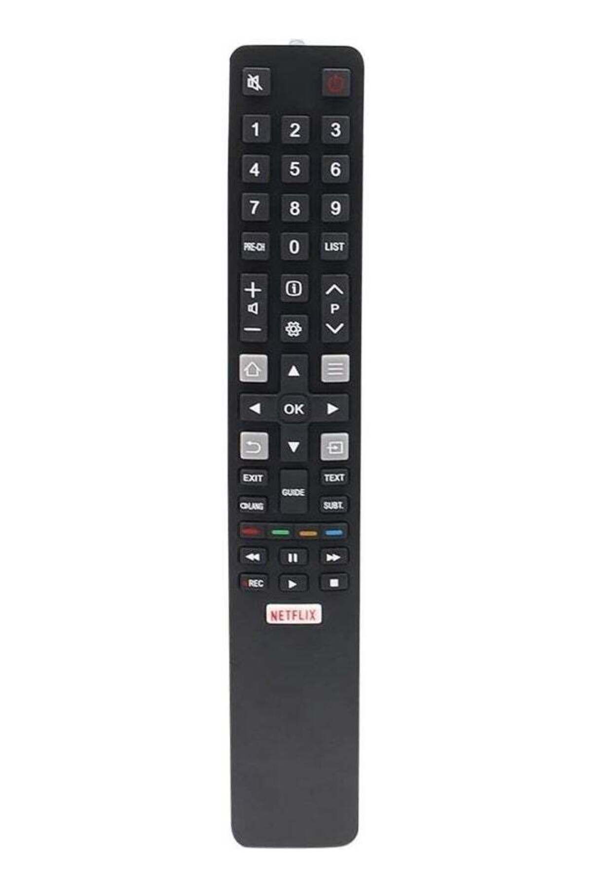 erorex-Tcl 65C745 Android TV Remote Control-Microphone-Key Numbered 3