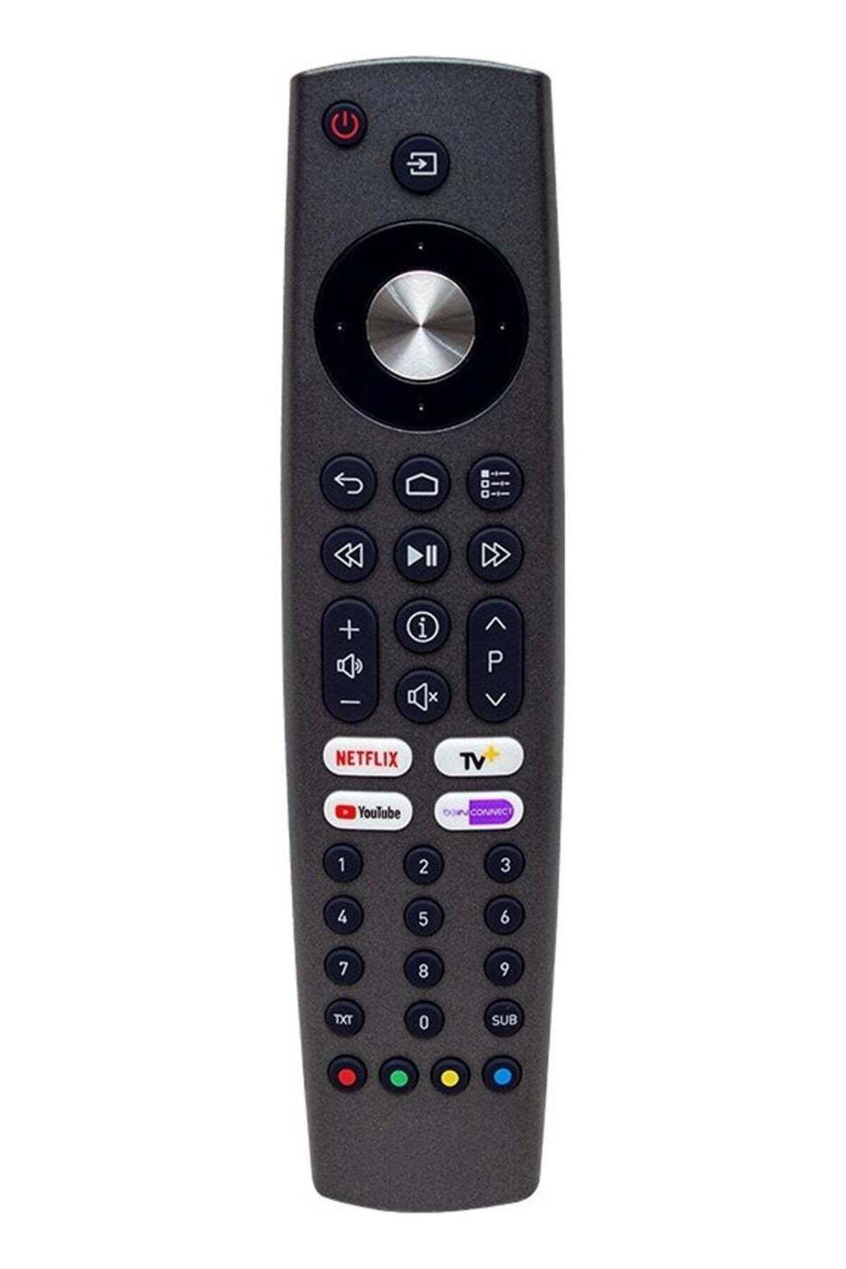 erorex-LCD LED Remote Control Netflix Youtube Beinconnect Tv+ Buttoned Without Text 1