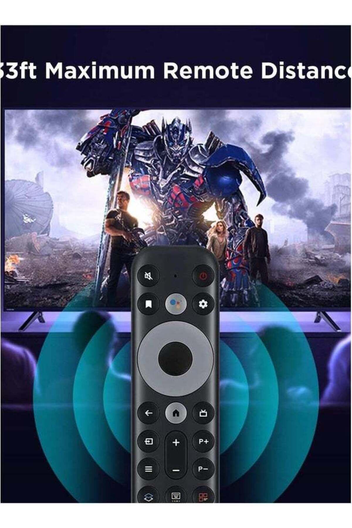 erorex-Replacement Remote Control for TCL Mini-LED QLED 4K UHD Smart Android TV (No Voice Function) 2