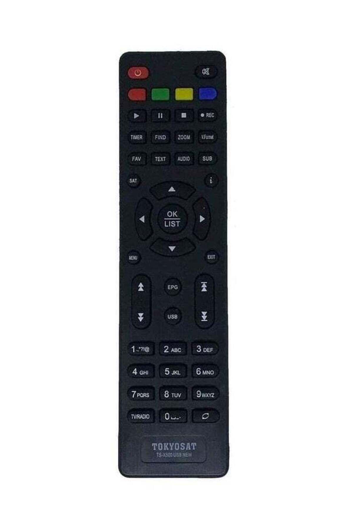 erorex-Replacement Remote Controller For Receiver Ts500 Ts600 Usb 2