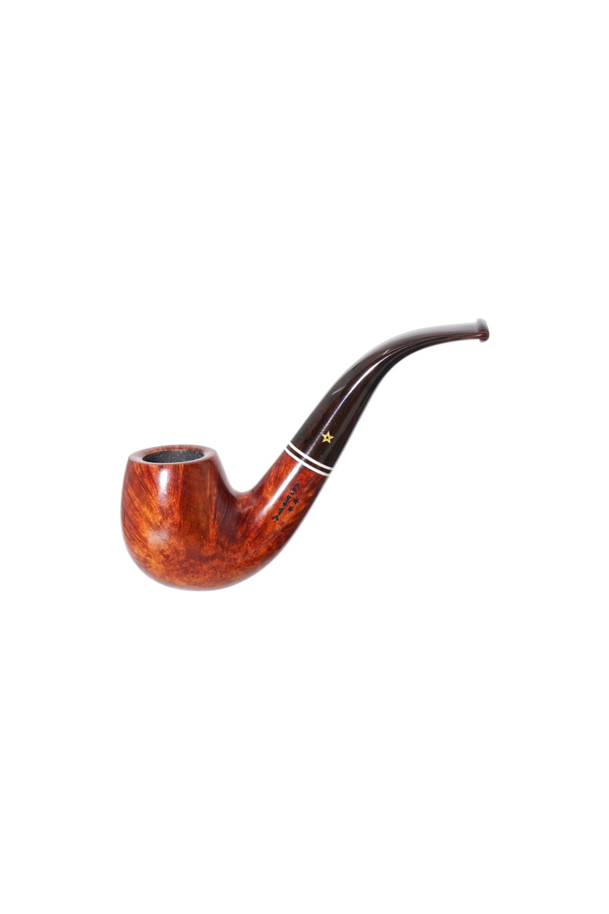 Şahin Şahin Sarı Yıldız Mod Pet 20 9mm. Filtreli Akrilik Saplı Pipo