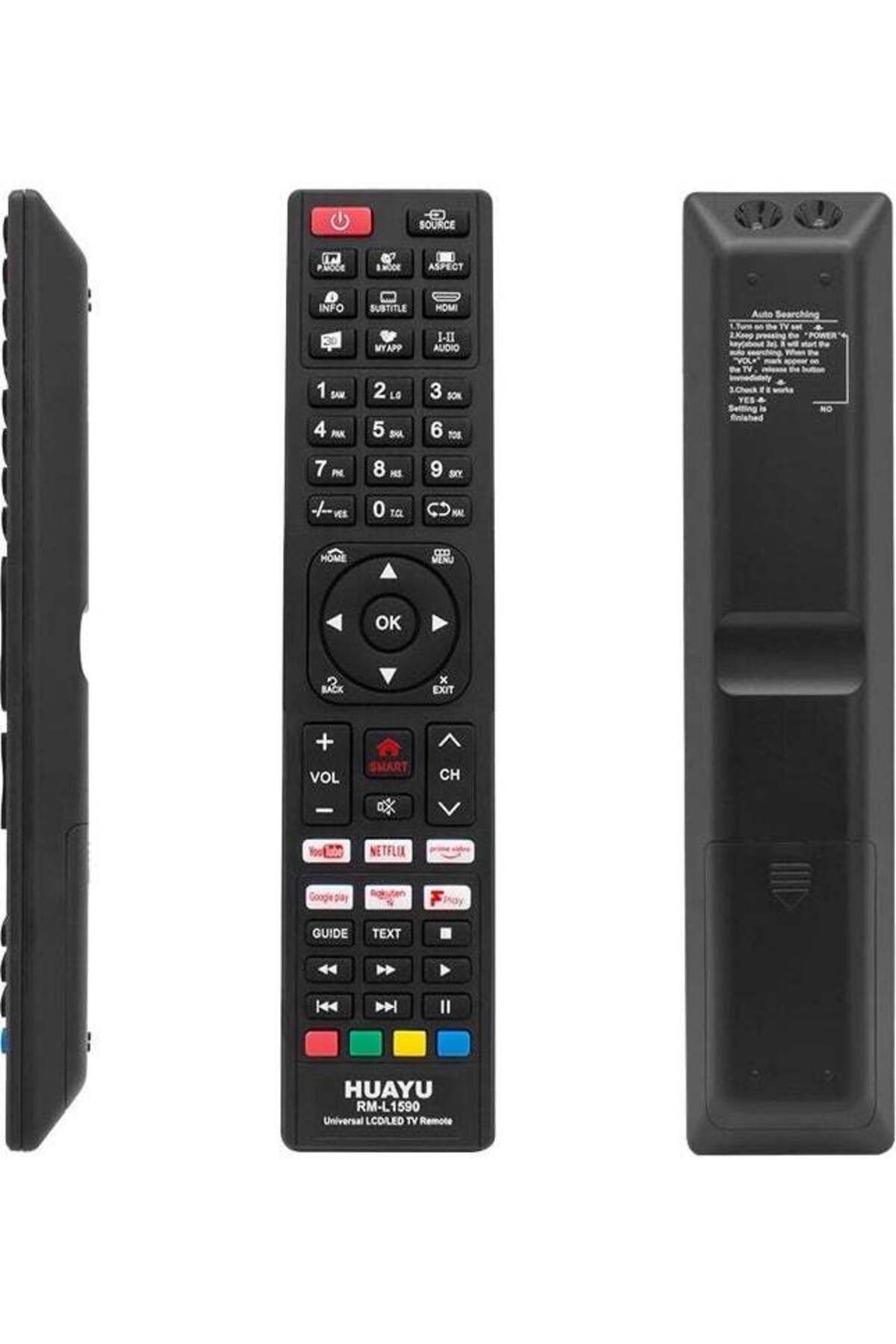 erorex-جهاز التحكم عن بعد العالمي Huayu Kl RM-L1590 لتلفزيون LCD LED جهاز التحكم عن بعد الذكي القابل للترميز 1