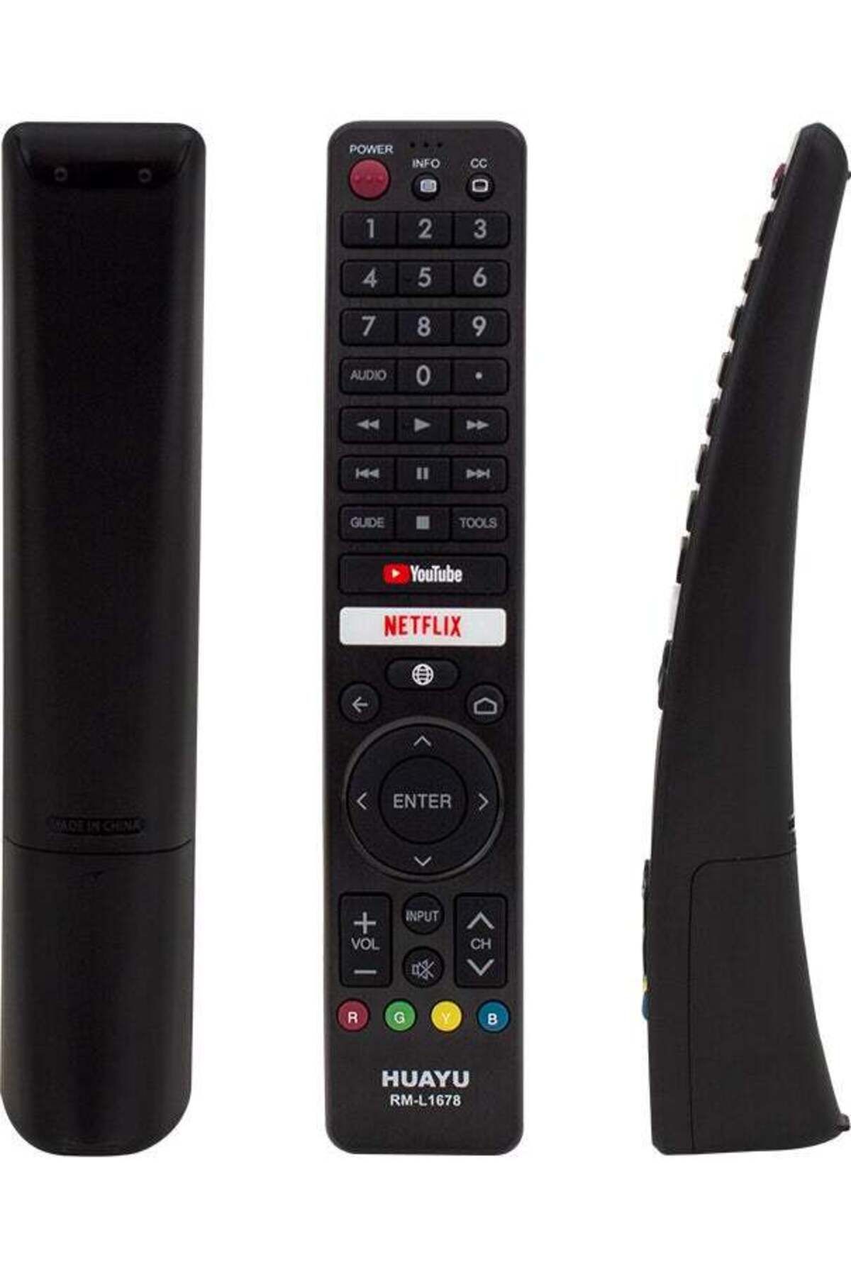 erorex-Kl RM-L1678 Sharp Netflix-Youtube LCD-LED TV Remote with Button 1