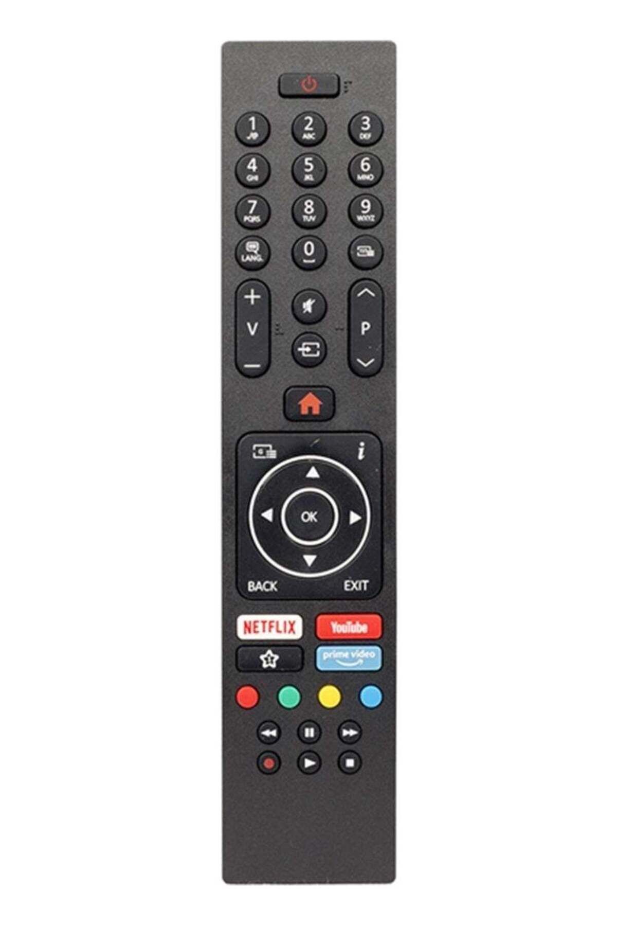 erorex-Rebera Netflix-Youtube-Prime LCD-LED TV Remote with Video Button 1