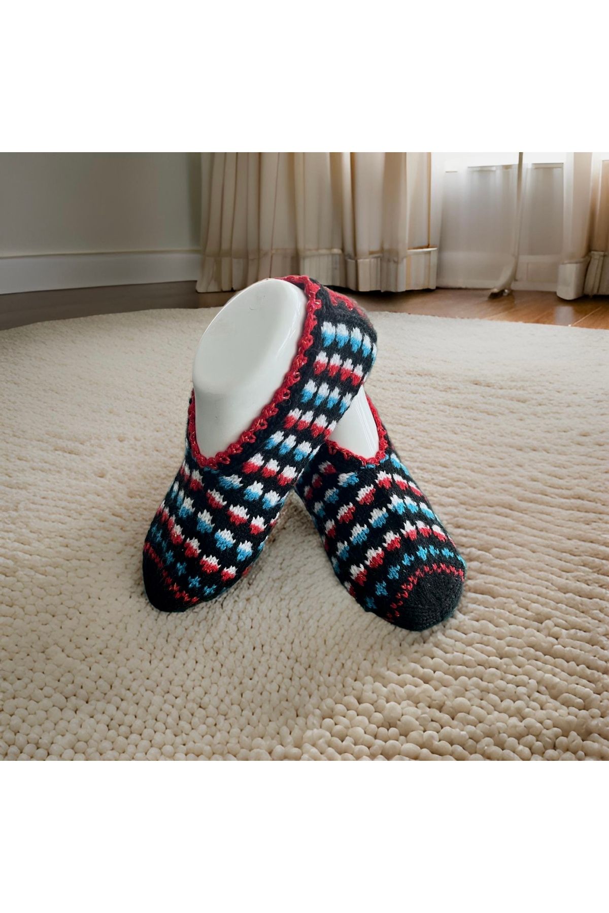 Mess collection-Handmade Winter, Dowry Colorful Patterned Booties & Booties/Souvenirs 4