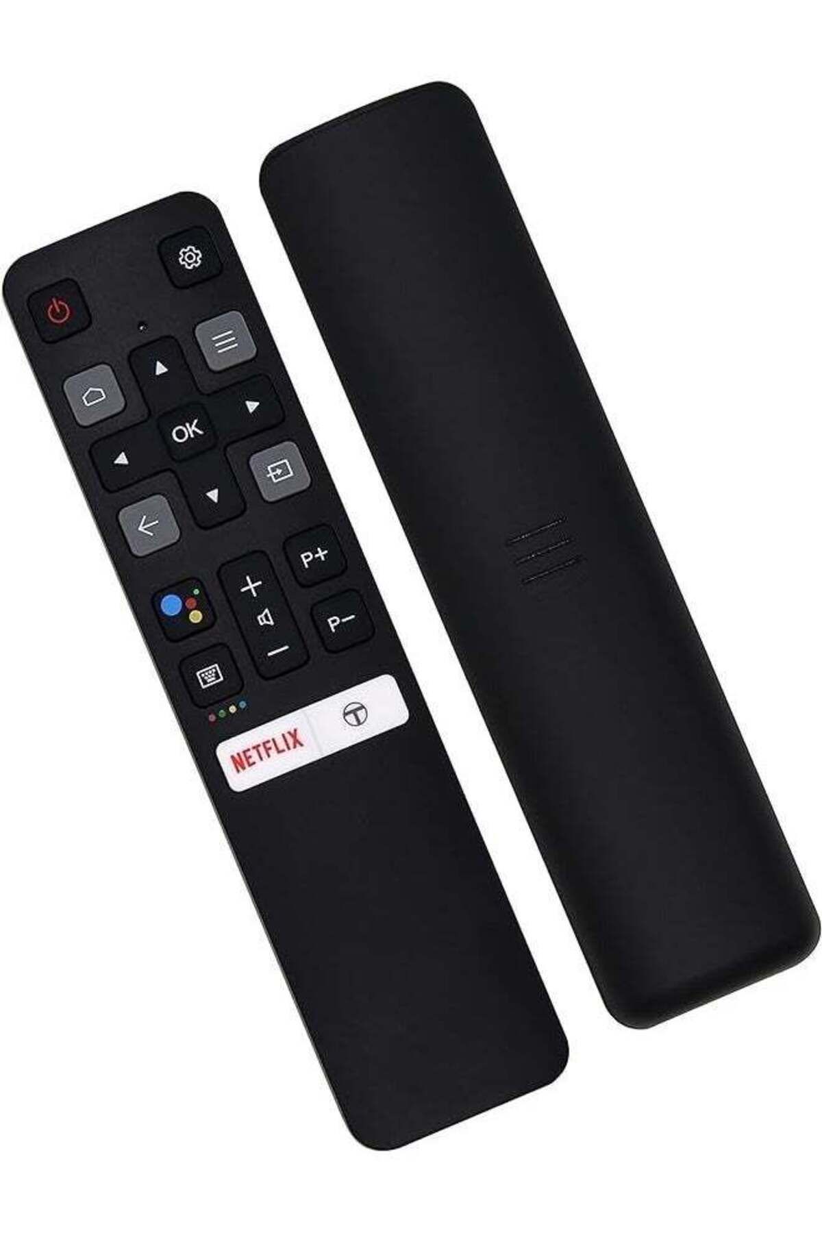 erorex-جهاز تحكم عن بعد عالمي بديل لتلفزيون TCL LED LCD الذكي باللون الأسود 1