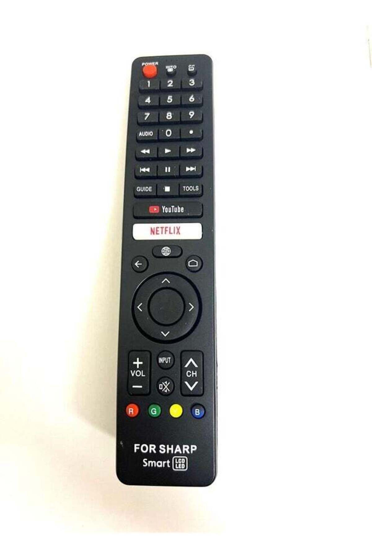 erorex-Remote Control For Sharp Netflix LCD TV Remote Control With Google Search Voice 2