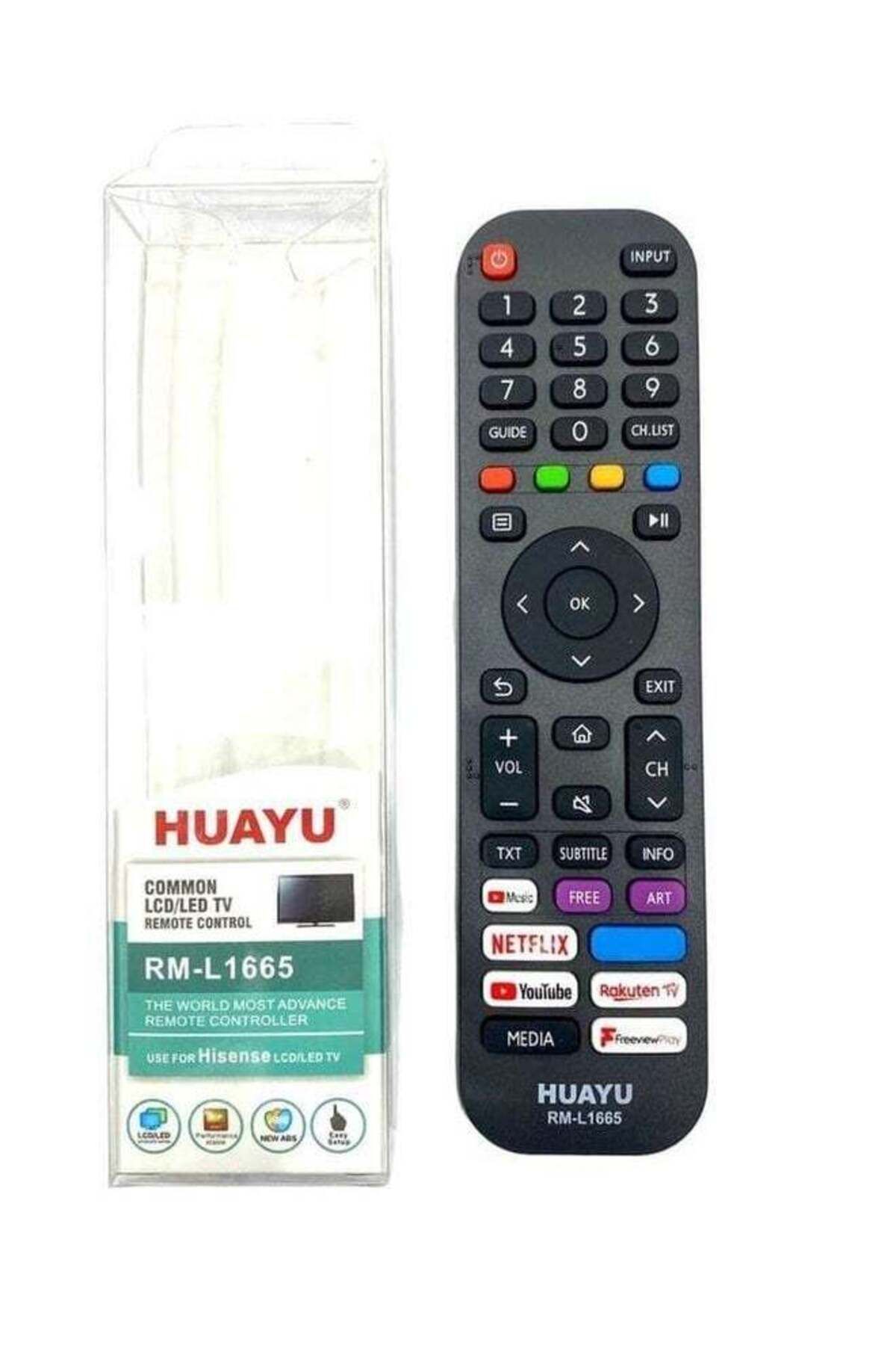 erorex-Universal Replacement Remote Control For Smart Lcd Led Rml1665 2