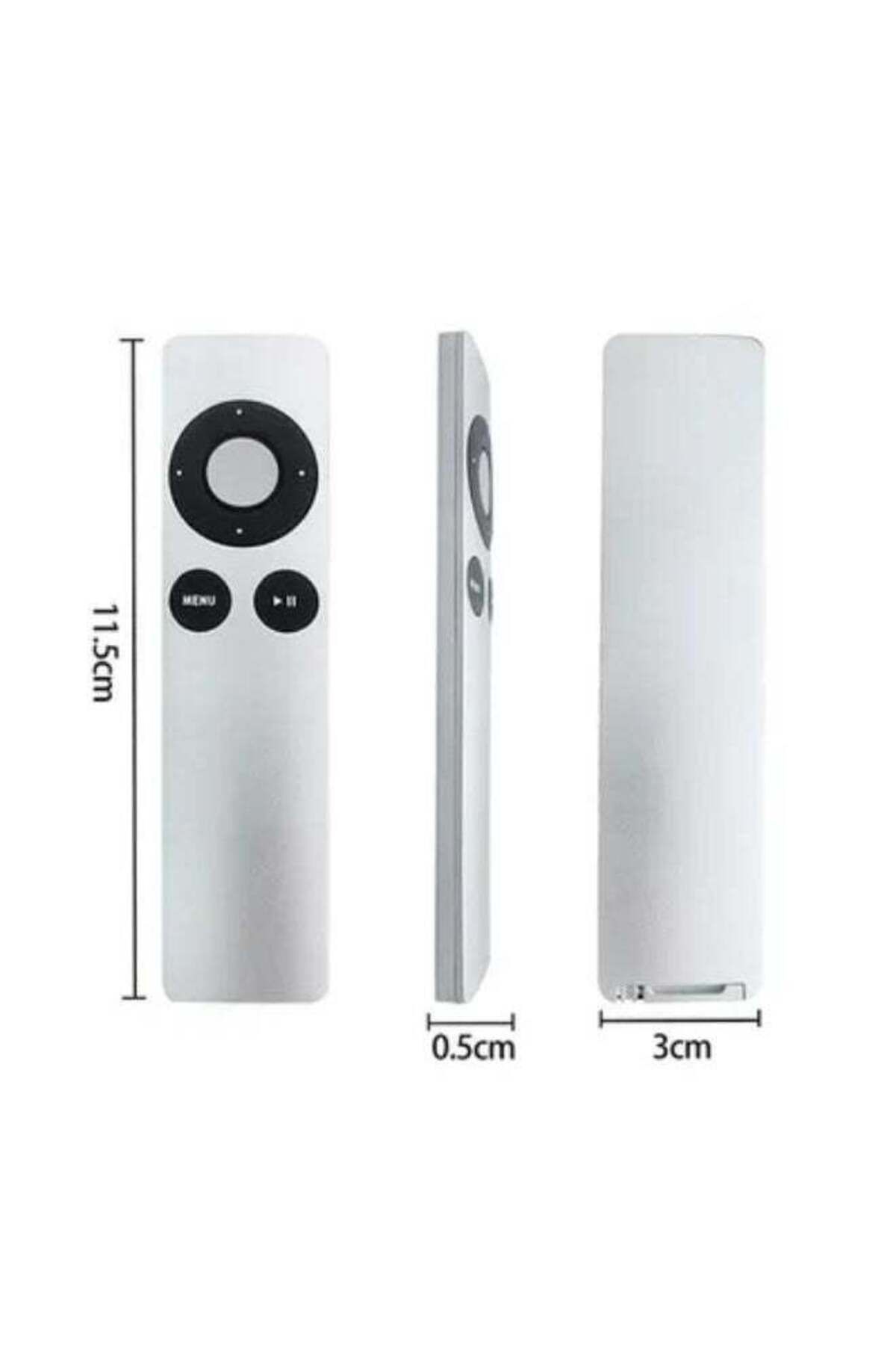 erorex-Smart Replacement Remote Control for Apple TV Mini Size TV Remote Controller Easy to Grab Silver 5