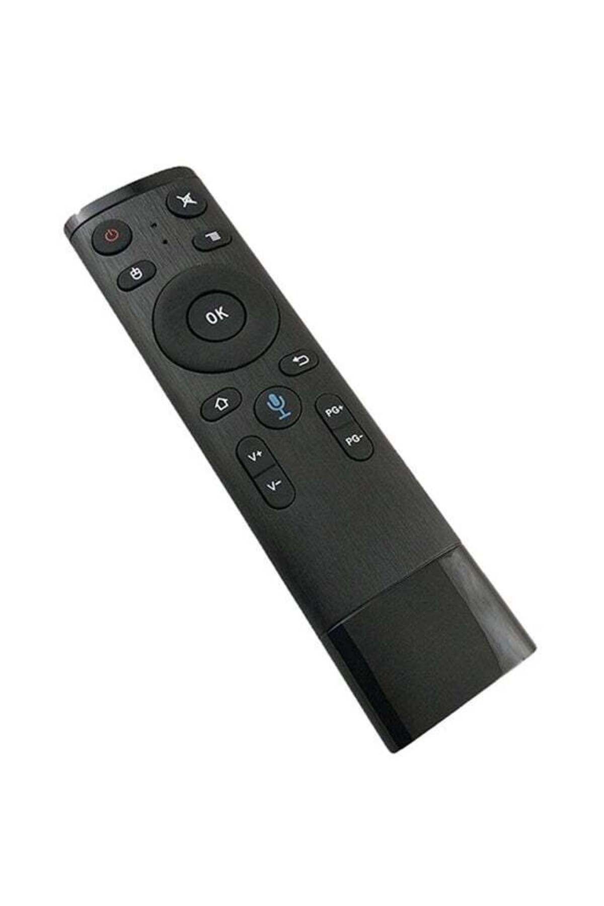 erorex-Wireless Remote Control With Voice Control For Android TV Box Black 1