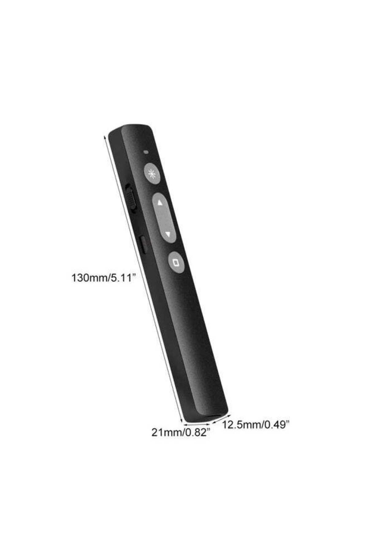 erorex-B1 Multimedia Infrared Laser Pointer Teaching Business Wireless PPT Page Turning Pen(Pink) 3