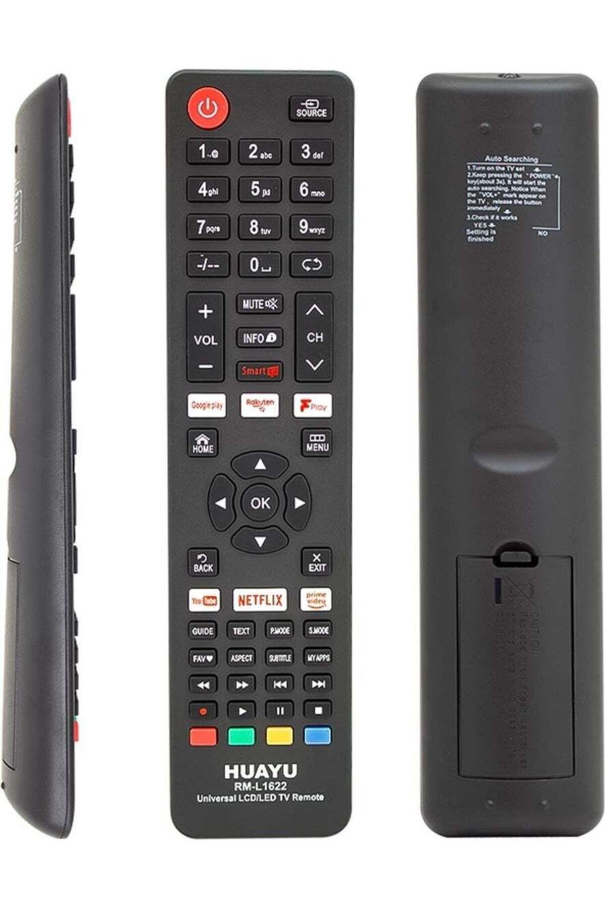 erorex-Kl RM-L1622 Universal LCD LED TV Remote with Netflix-Youtube-Google Play Buttons 1